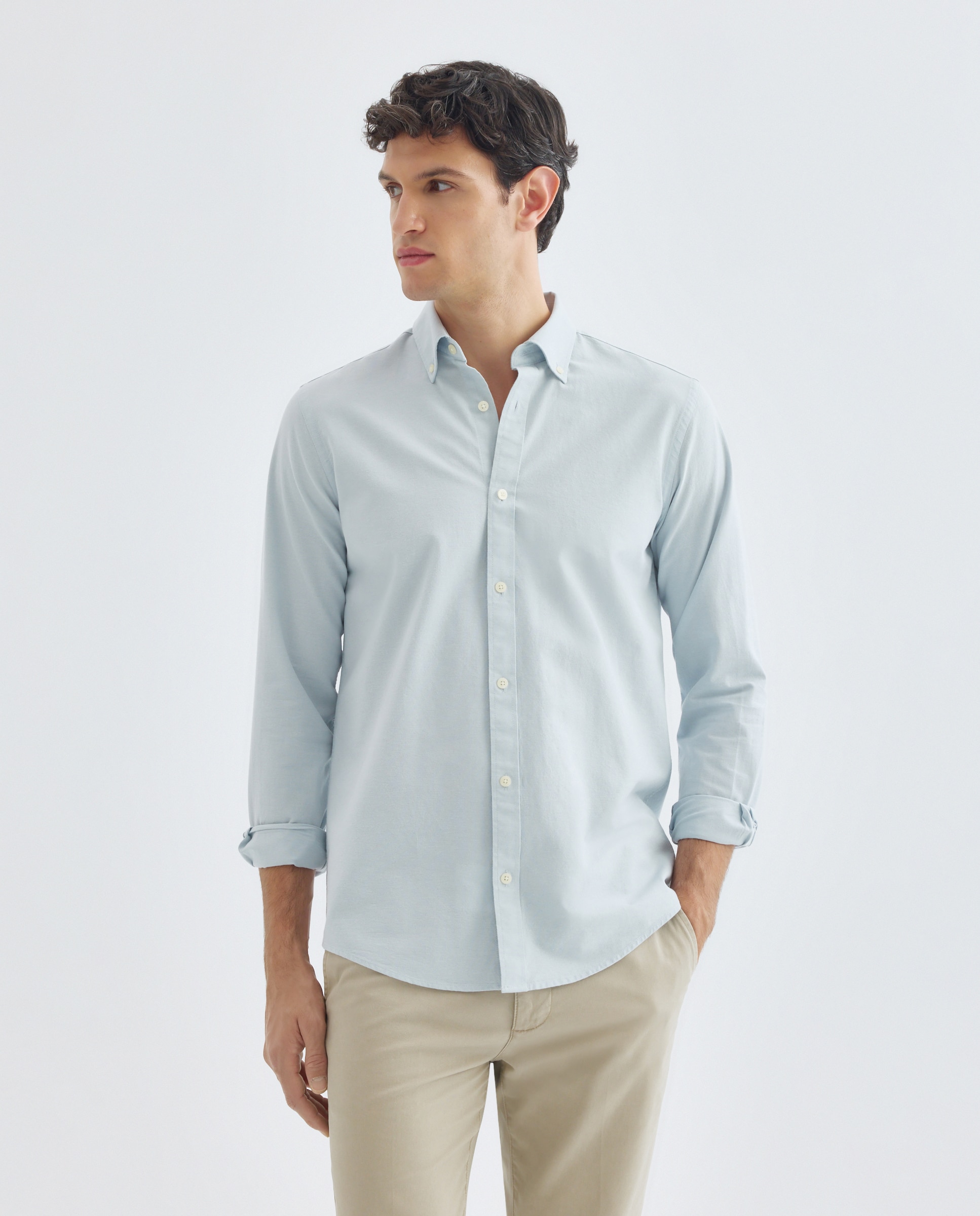 Imagen 0 de Camisa sport hombre oxdord lisa