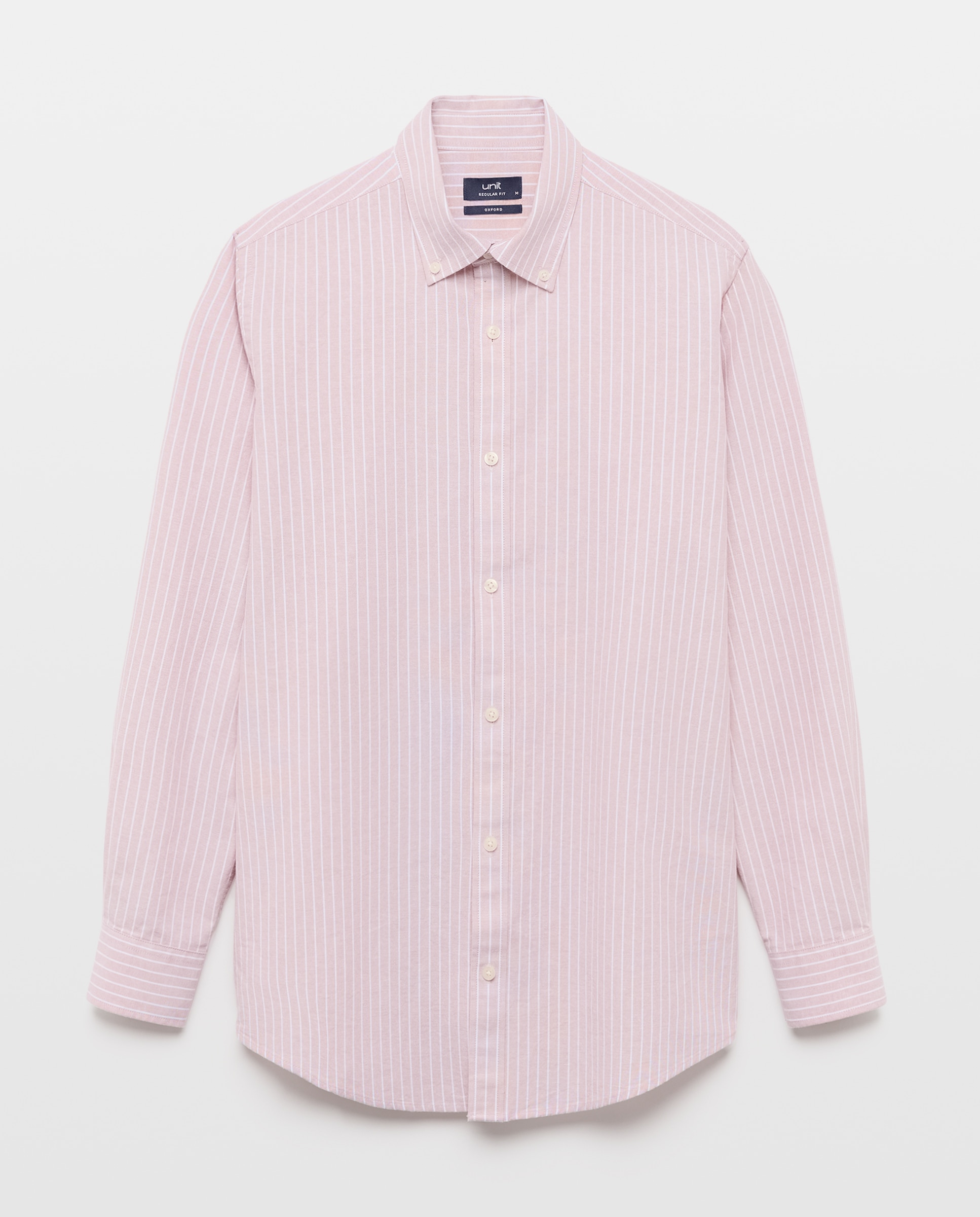 Camisa sport hombre oxdord rayas 220 Rosa palo-4