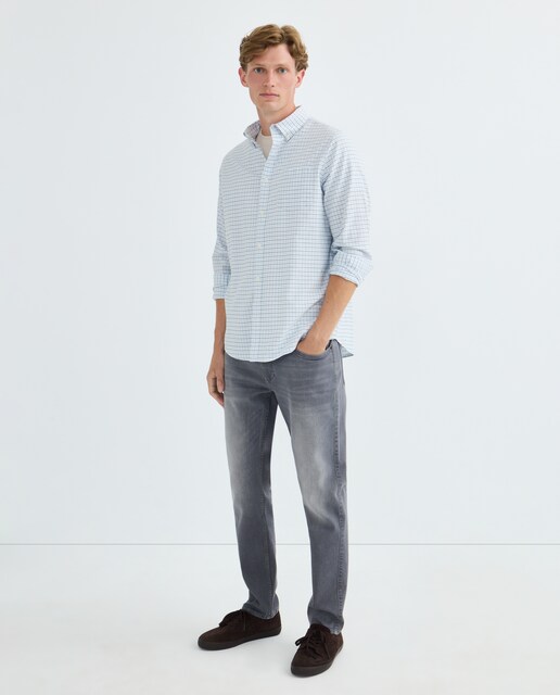 Imagen 0 de Camisa oxford hombre cuadros