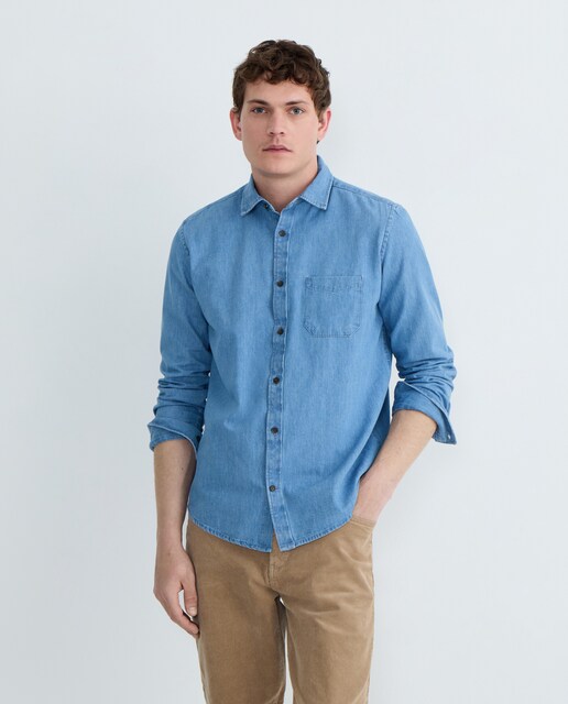 Imagen 0 de Camisa sport hombre heavy denim