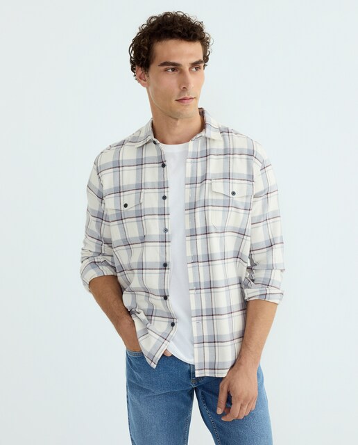 Imagen 0 de Camisa sport hombre cuadro leñador