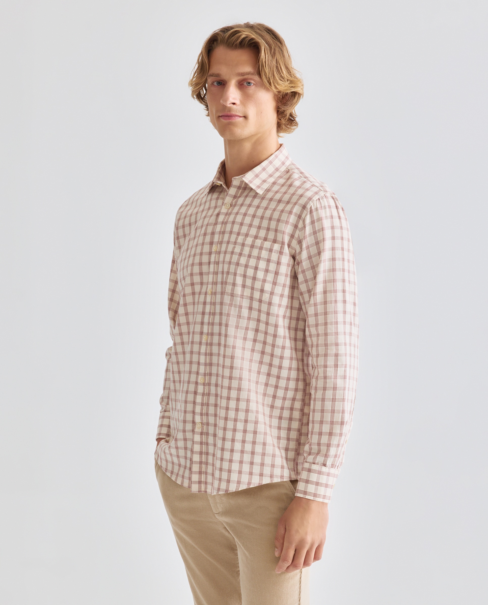 Imagen 0 de Camisa sport hombre sarga cuadros