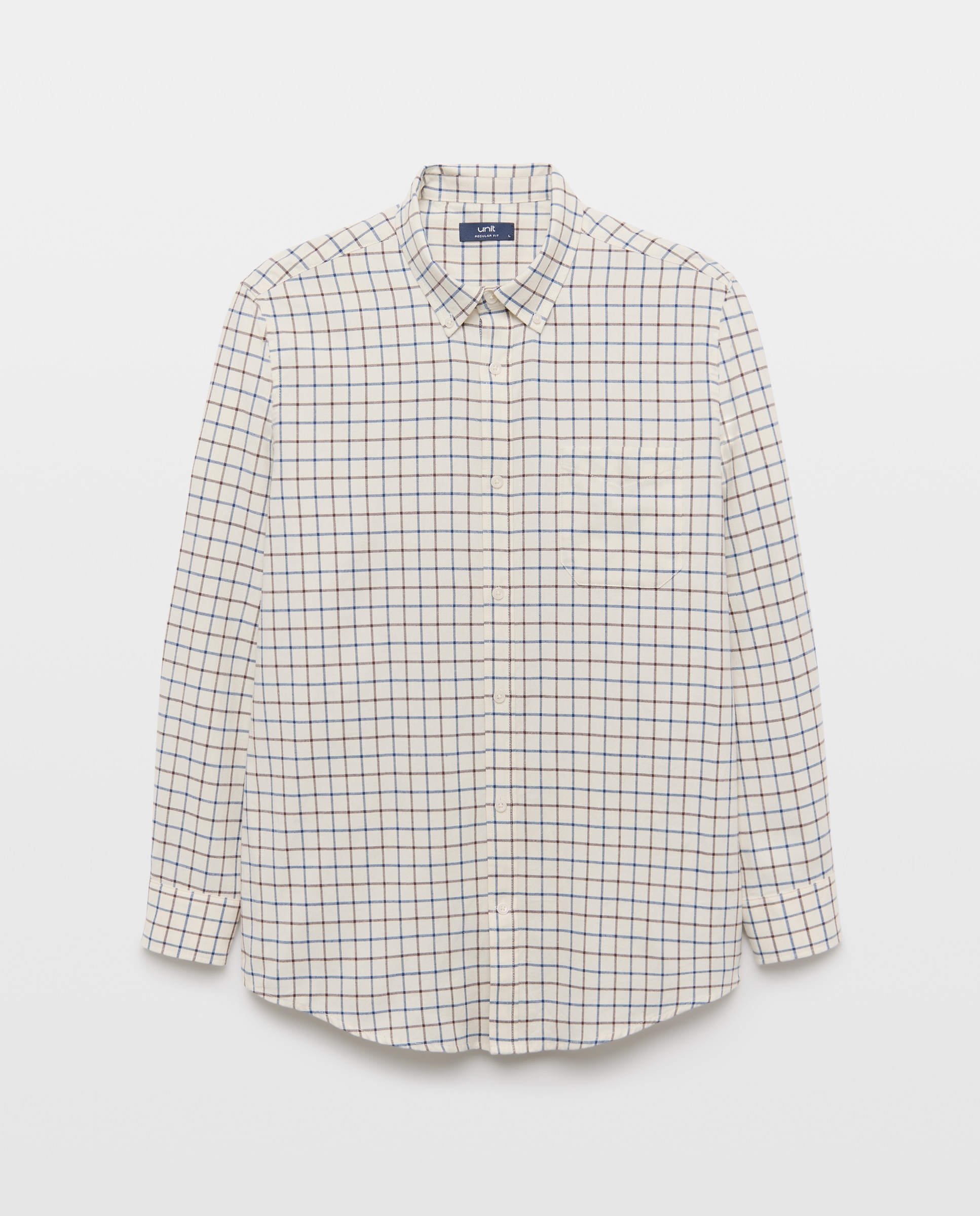 Camisa sport hombre villela cuadros 400 Azul-4