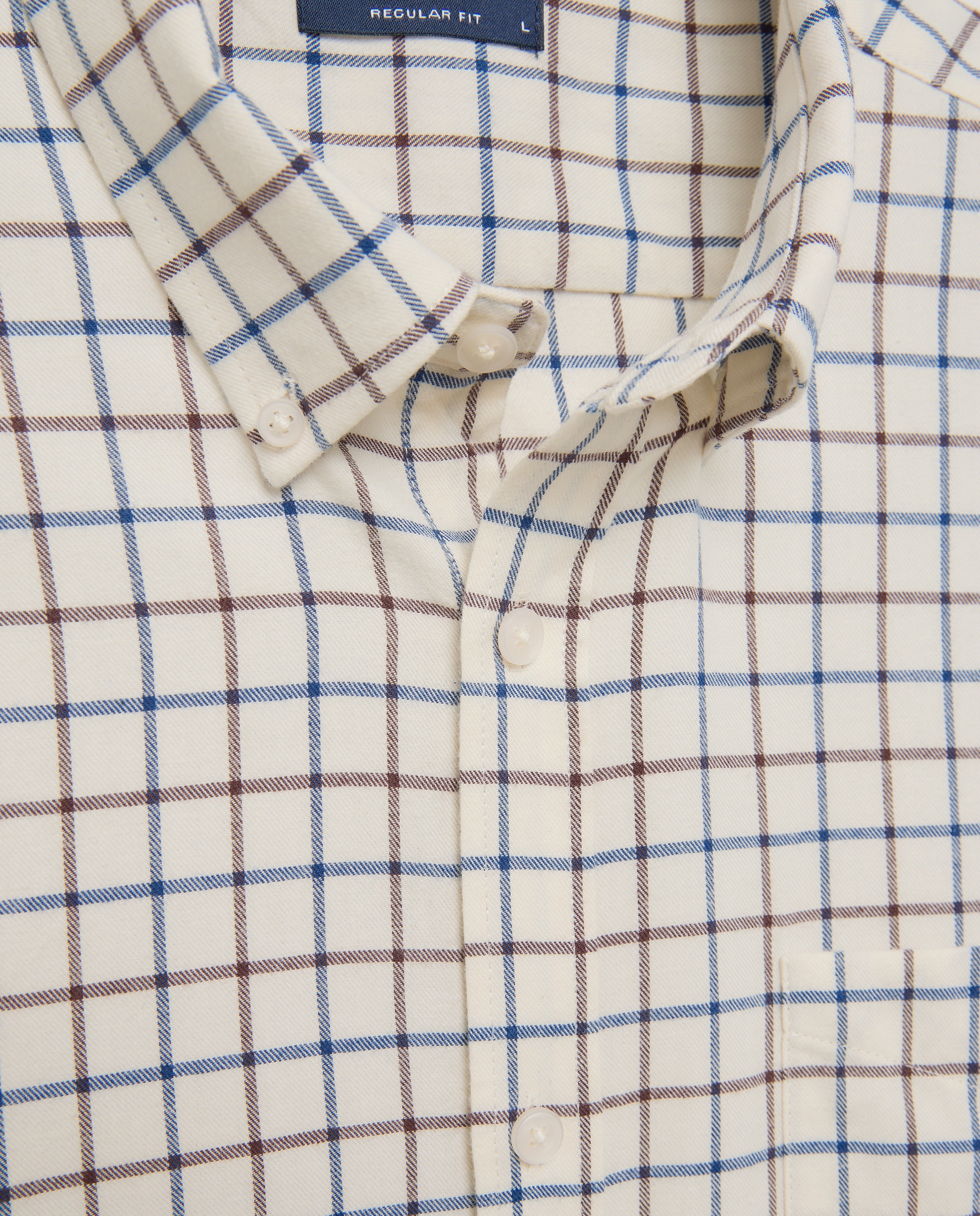 Camisa sport hombre villela cuadros 400 Azul-5