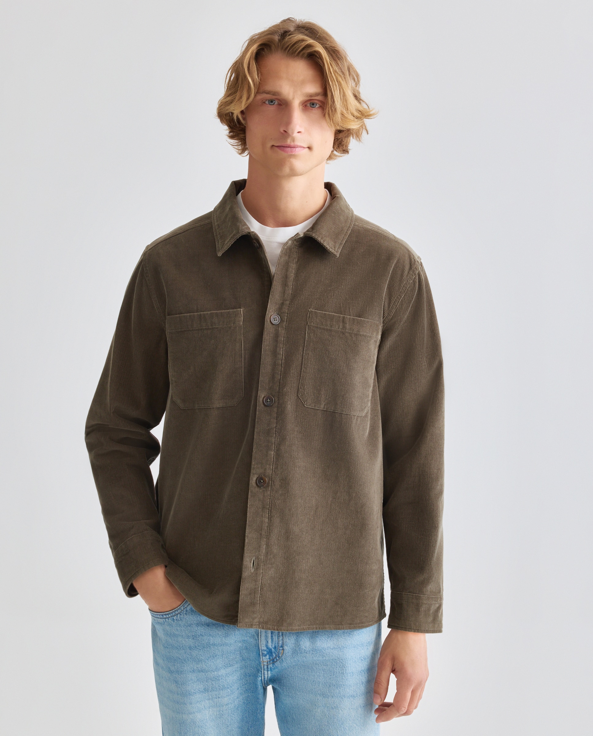 Imagen 0 de Camisa sport hombre pana gruesa