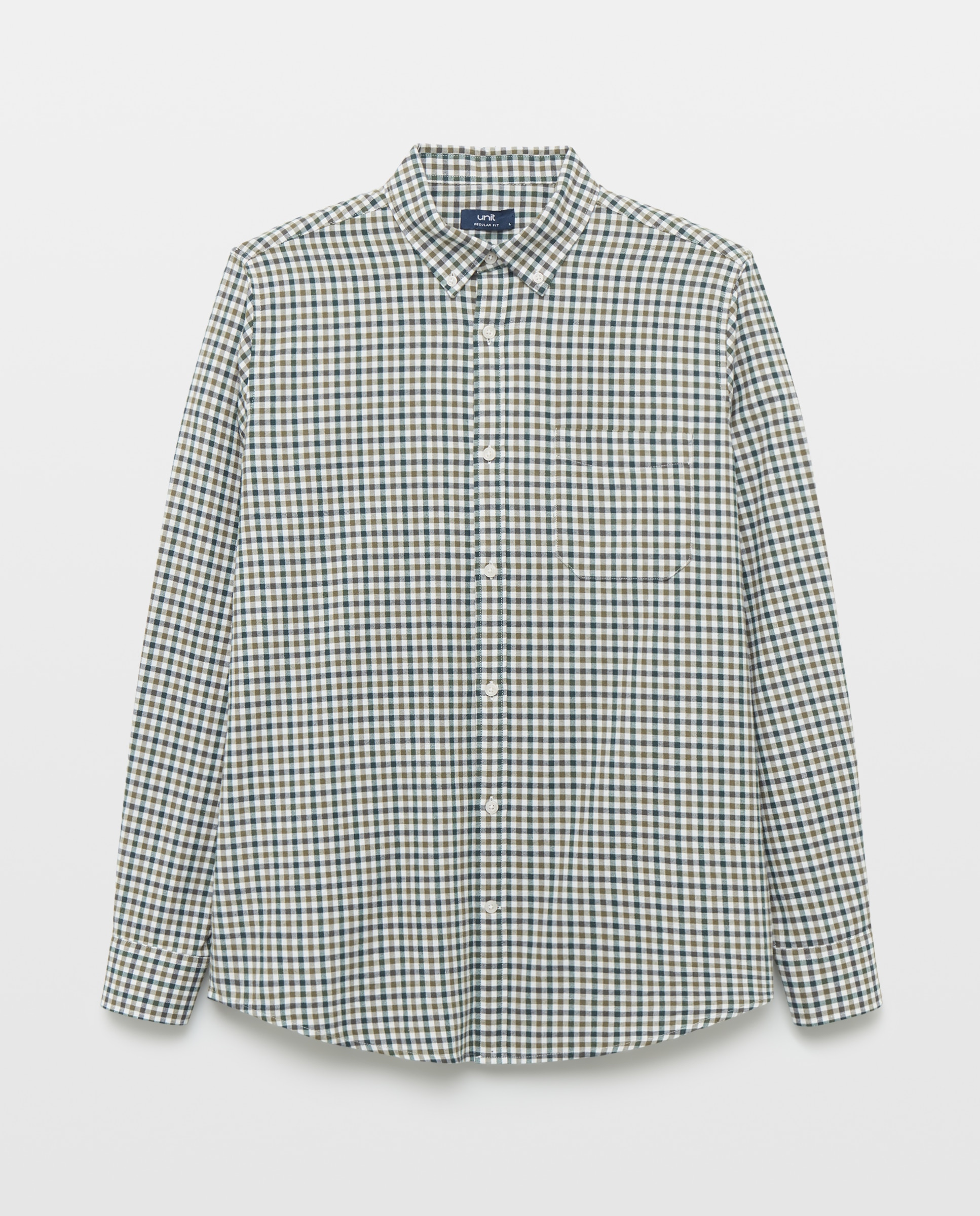 Camisa sport hombre villela cuadros Verde-4