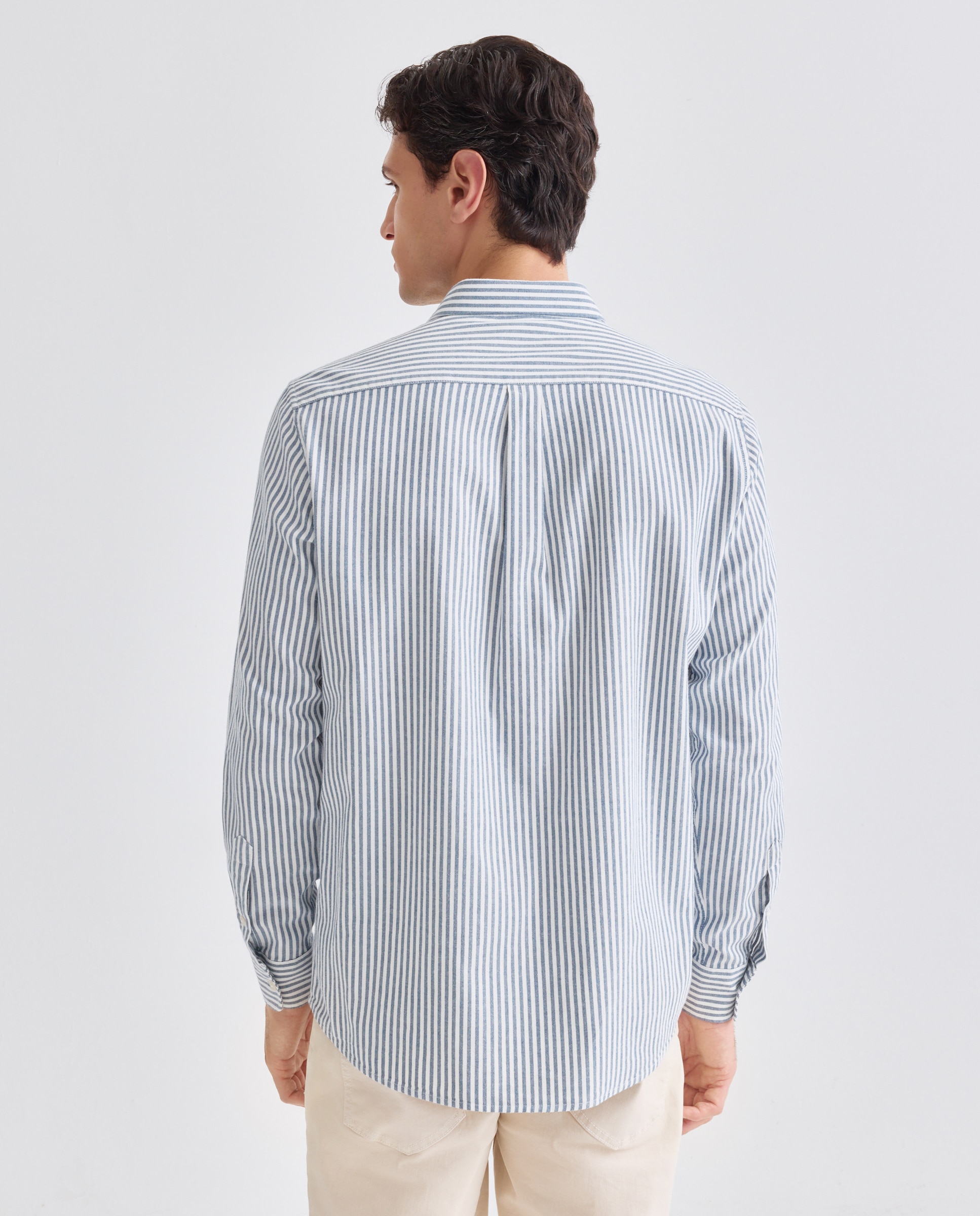 Camisa sport hombre villela cuadros 430 Azul oscuro-3