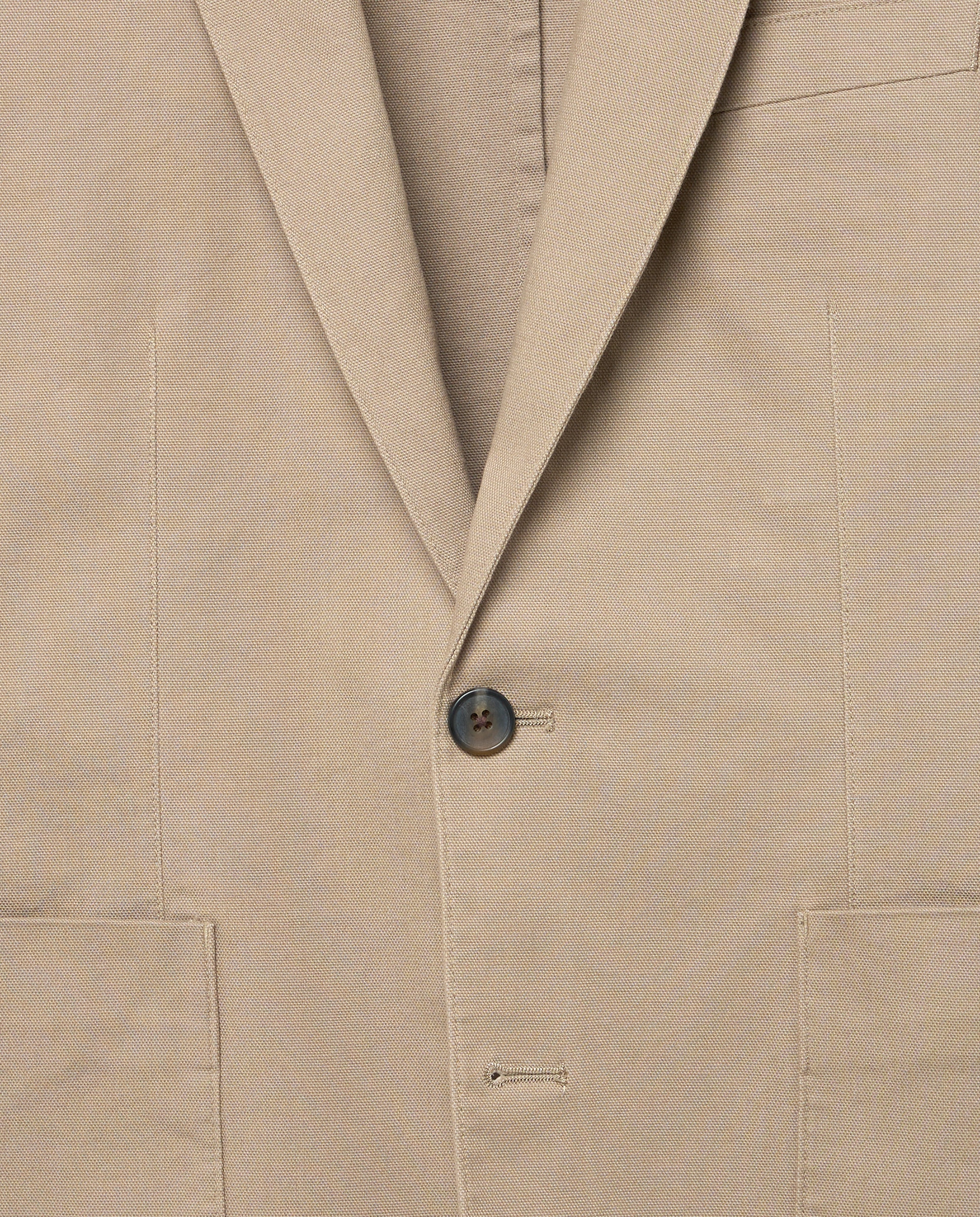 Chaqueta de vestir de hombre con estructura 710 Beige-5