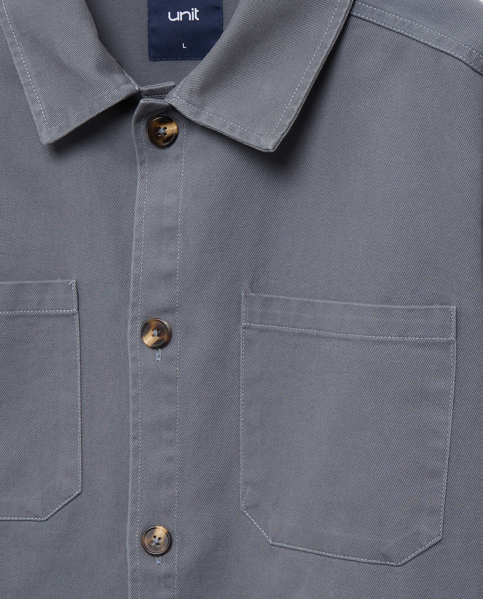 Sobrecamisa hombre efecto lavado 430 Azul oscuro-2