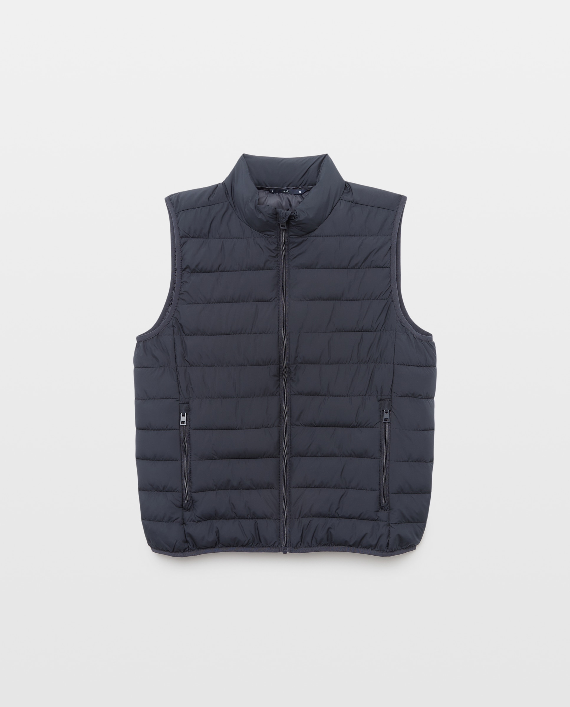 Chaleco hombre ultraligero con relleno reciclado Azul marino-4