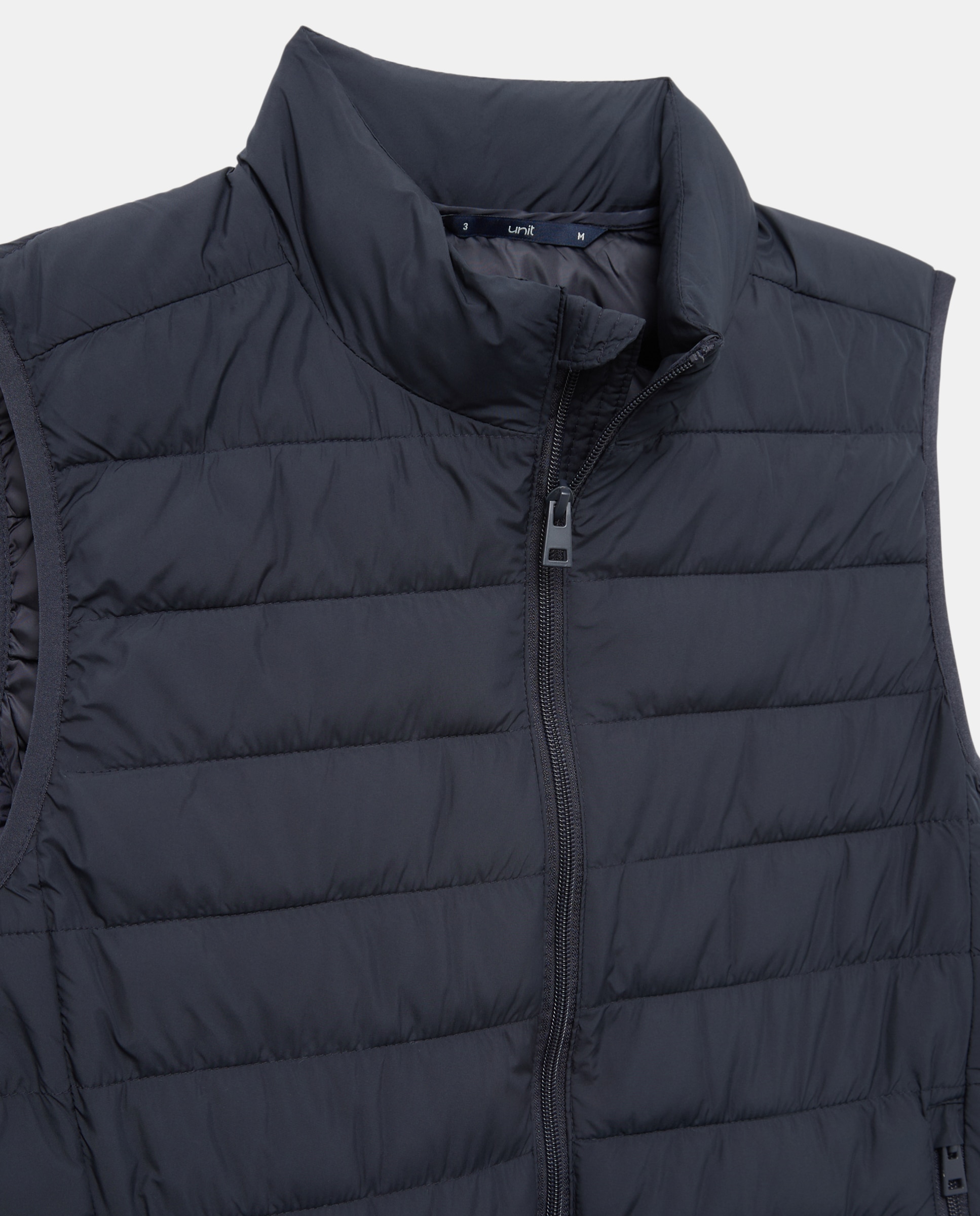 Chaleco hombre ultraligero con relleno reciclado Azul marino-5