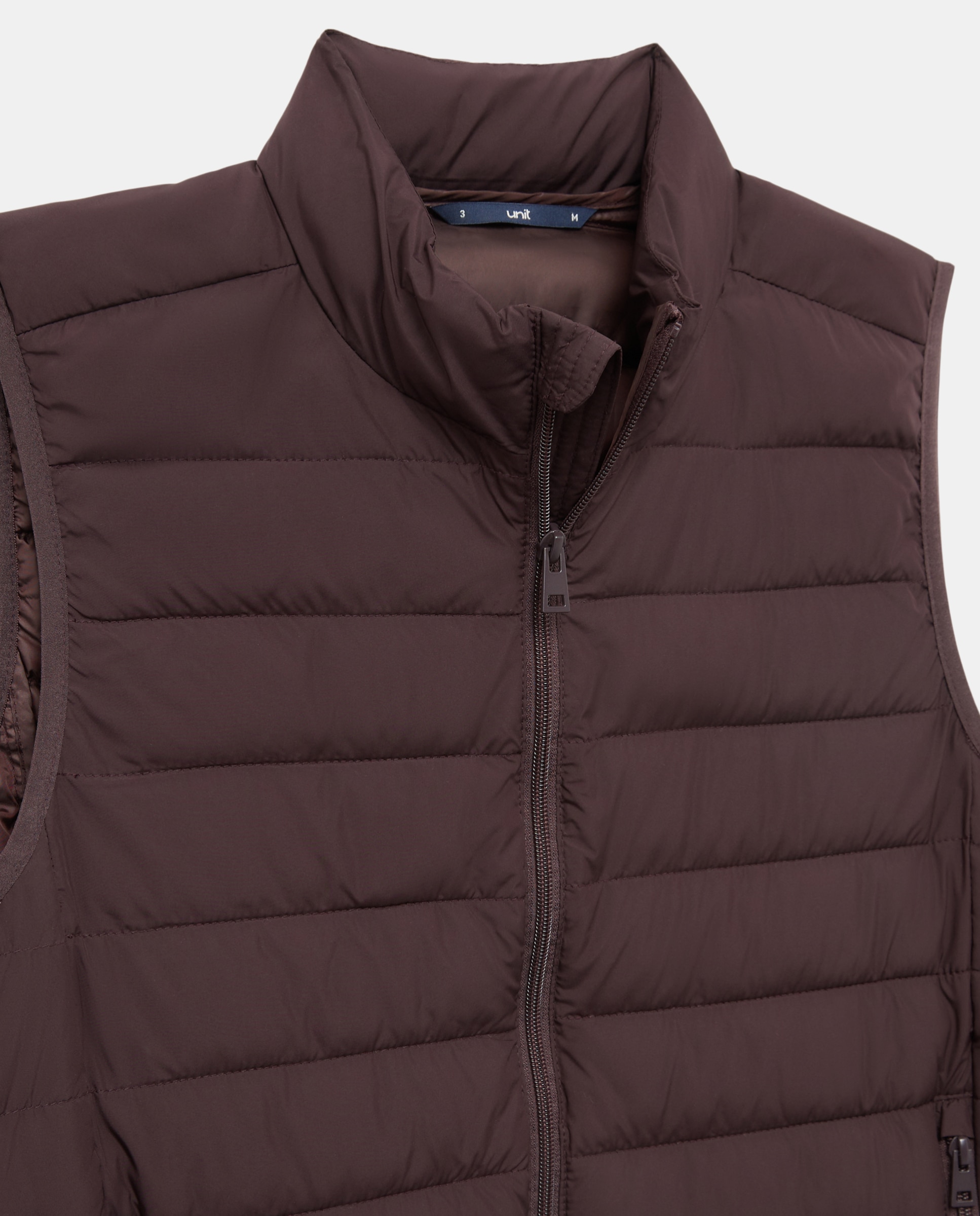 Chaleco hombre ultraligero con relleno reciclado 290 Burdeos-5
