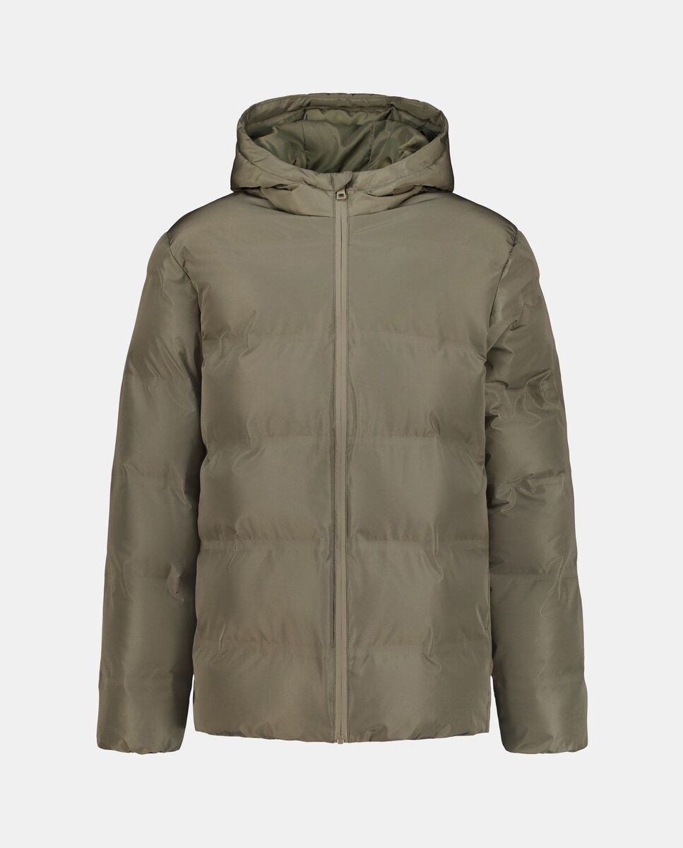 Chaqueta hombre con costuras termoselladas con capucha 510 Verde claro-4