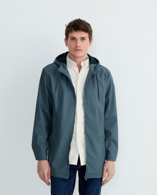 Imagen 0 de Chubasquero hombre engomado con capucha