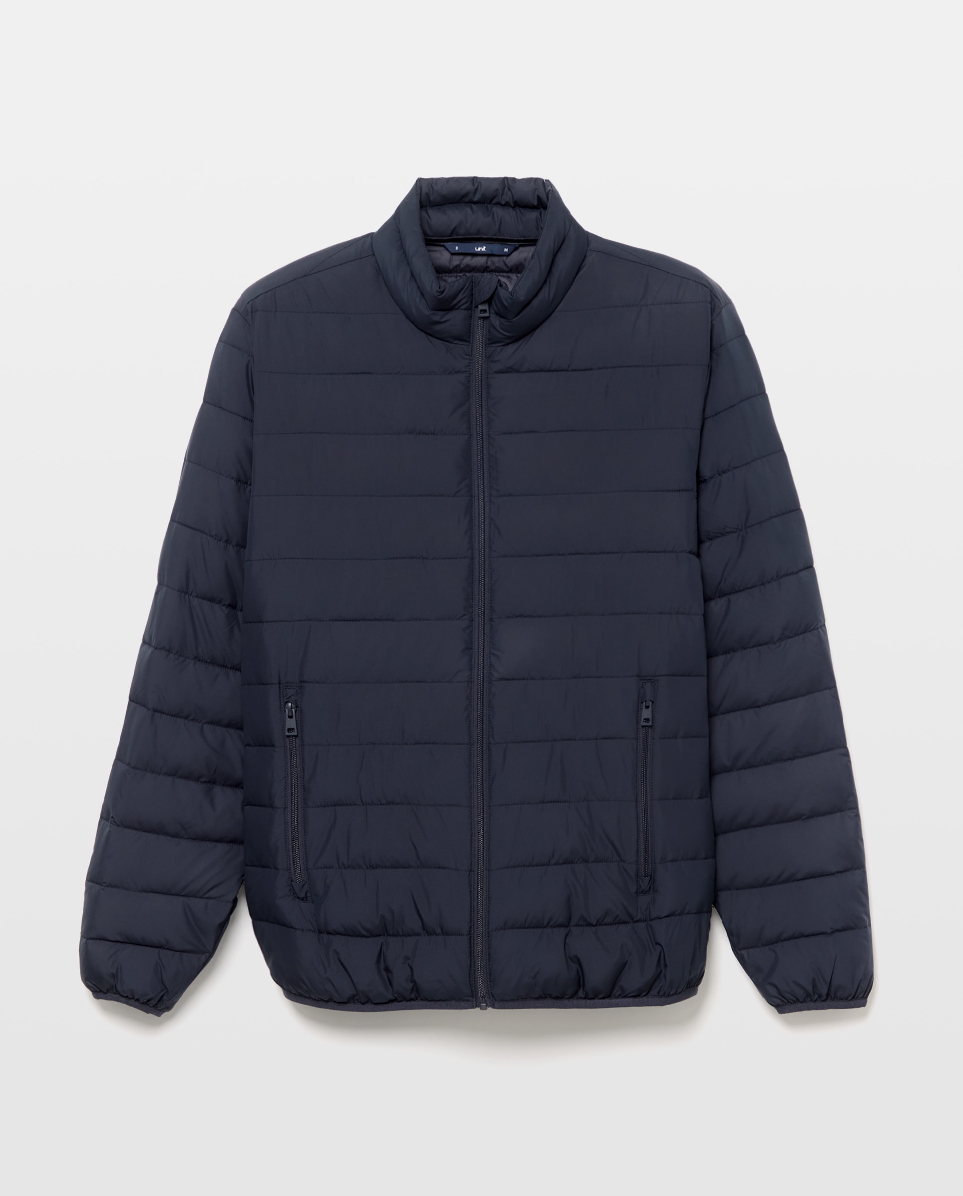 Chaqueta hombre ultraligera con relleno reciclado Azul marino-4