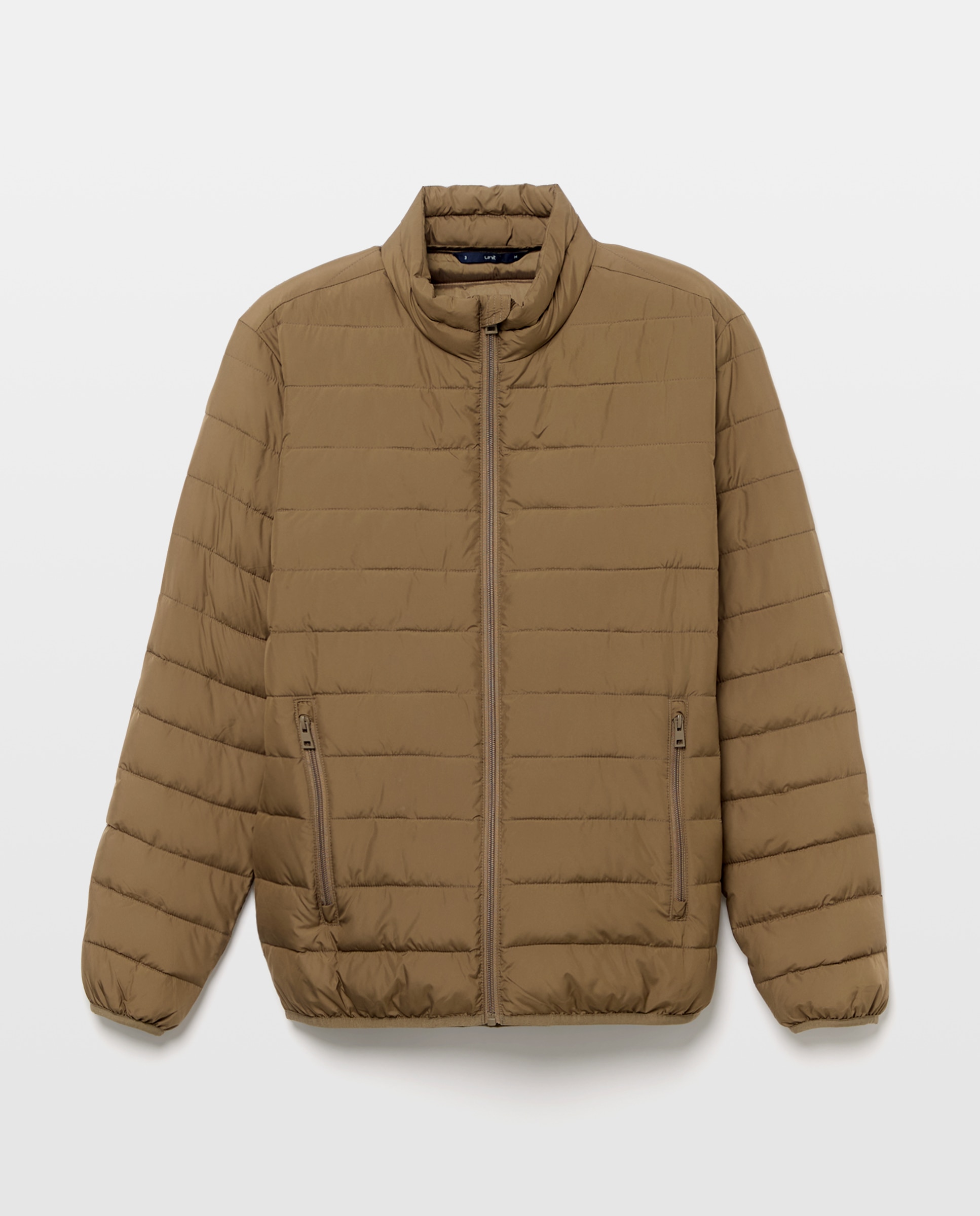 Chaqueta hombre ultraligera con relleno reciclado 520 Kaki-4