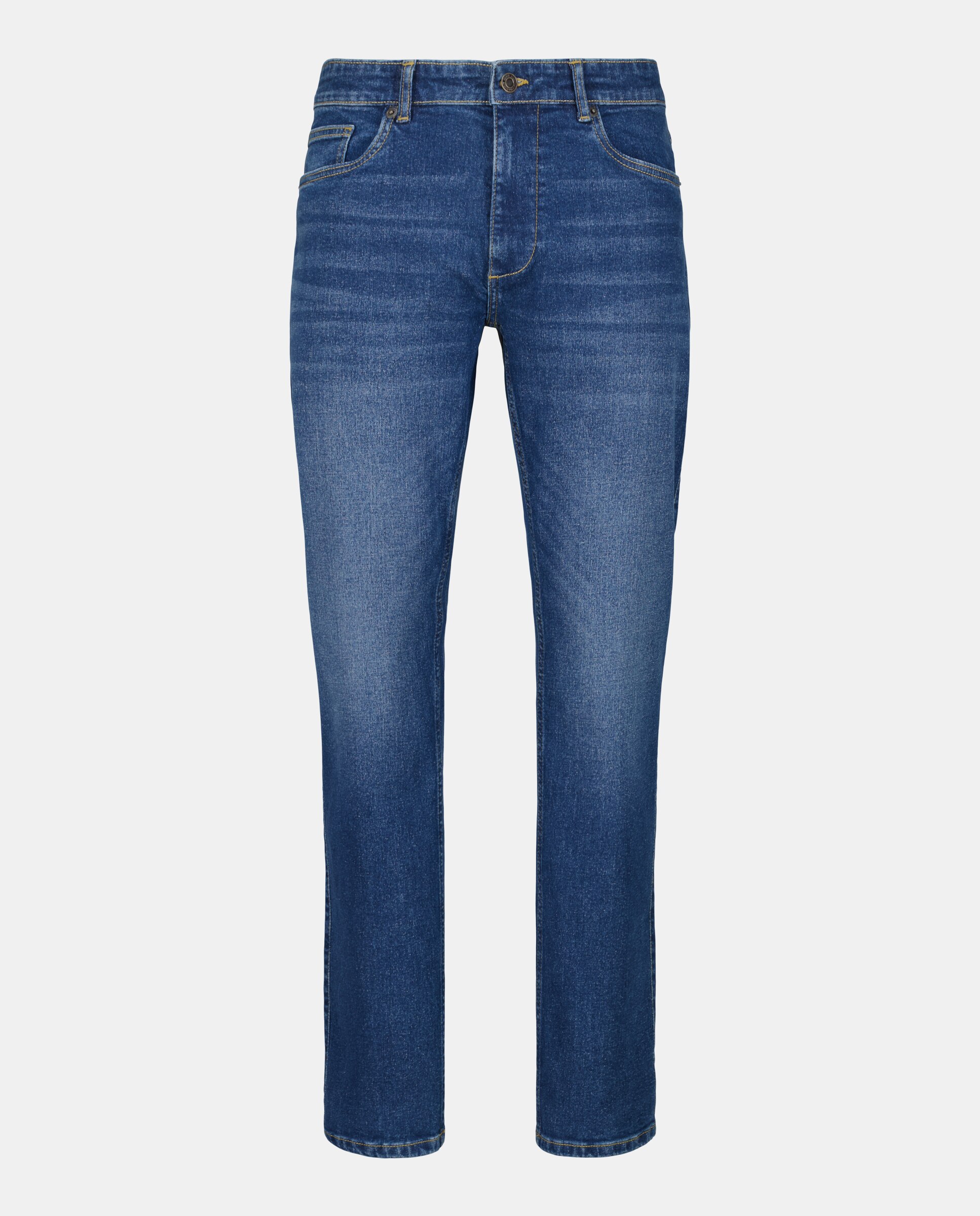 Pantalón vaquero de hombre básico slim fit Azul pálido-4