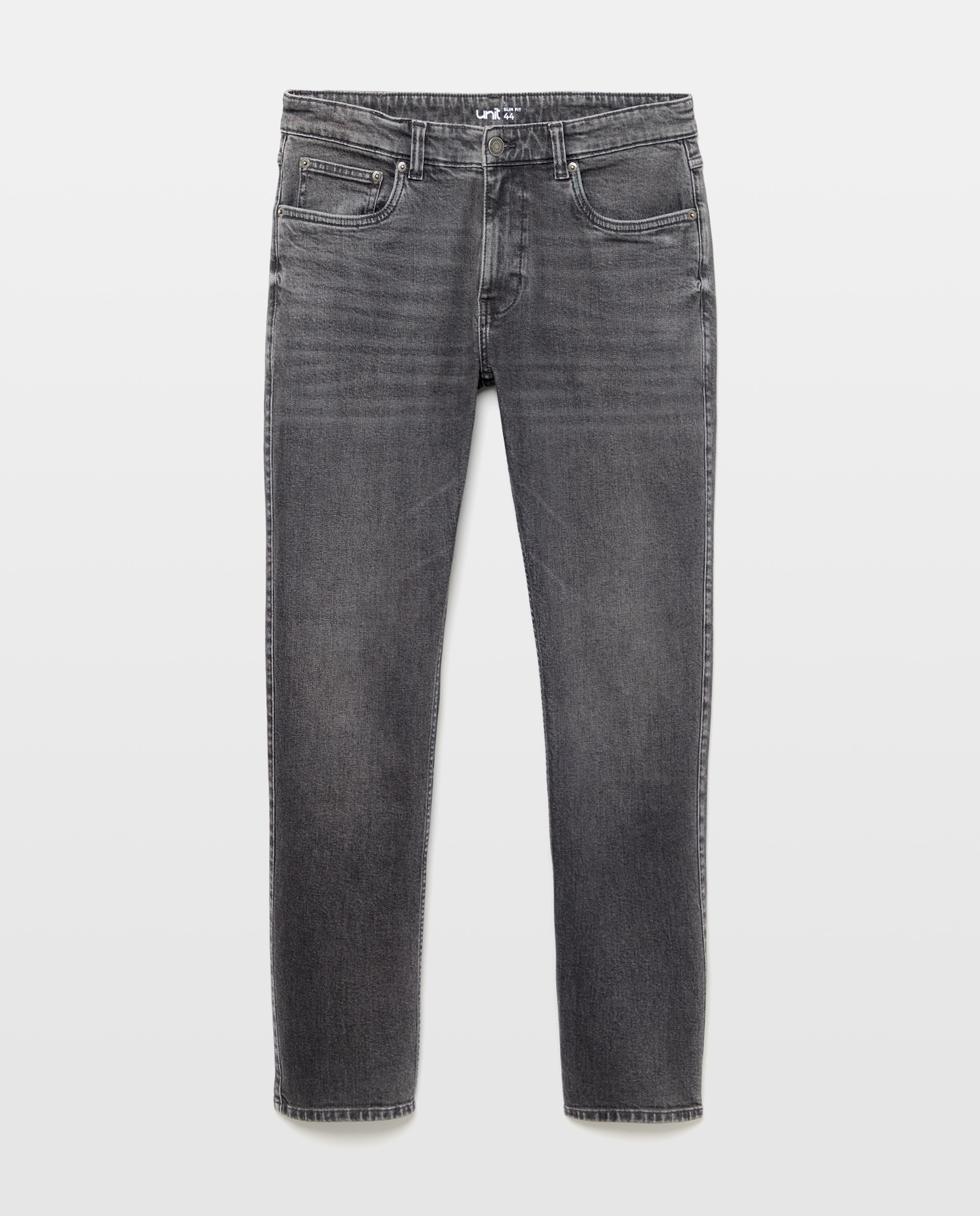 Pantalón vaquero hombre slim fit Gris-4