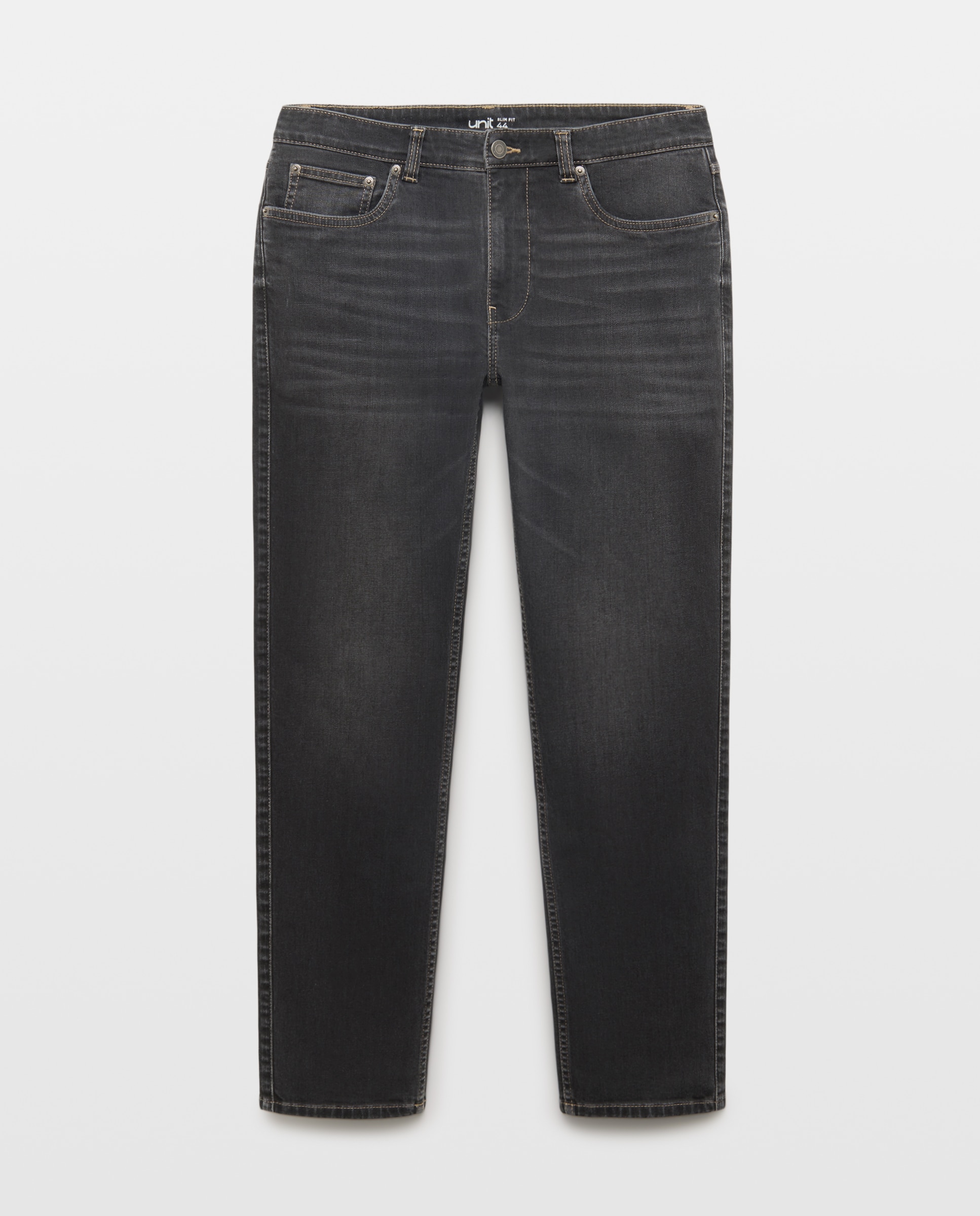 Pantalón vaquero hombre slim fit Negro-4