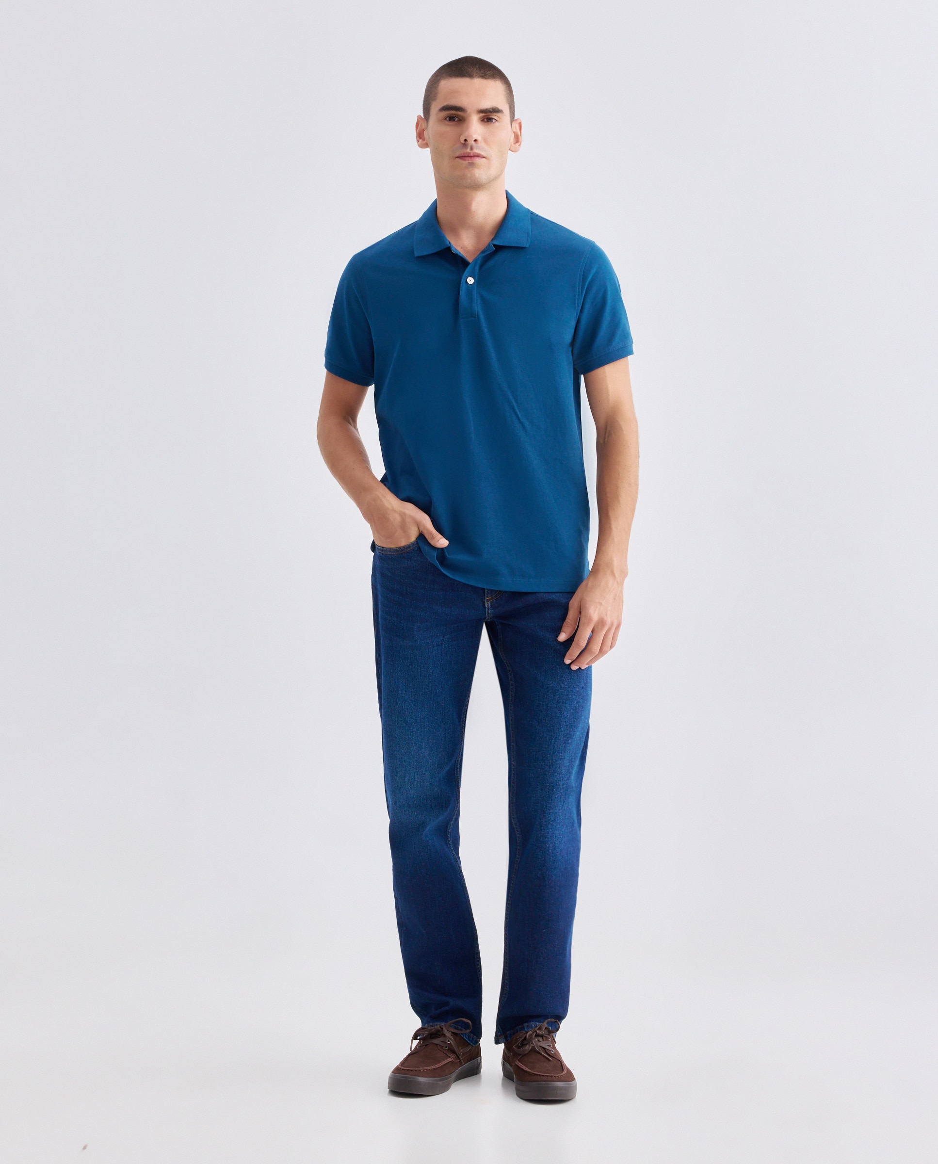 Imagen 0 de Pantalón vaquero hombre regular fit