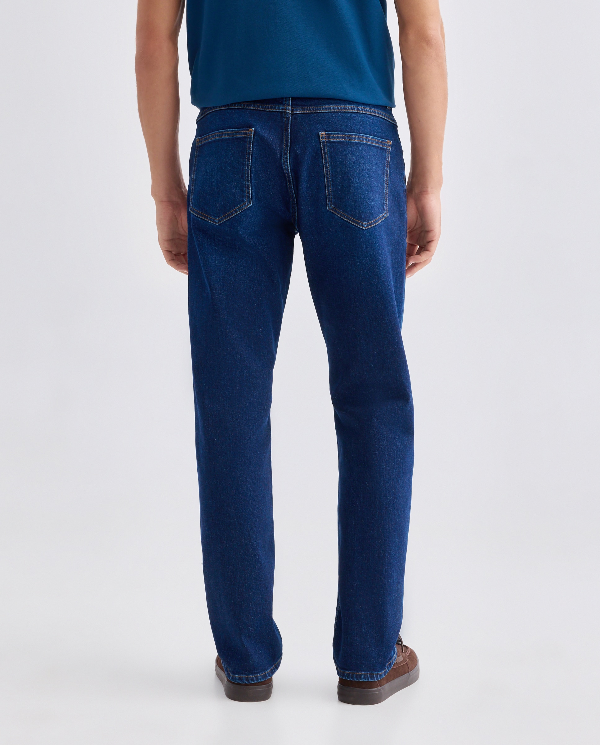Pantalón vaquero hombre regular fit Azul oscuro-3