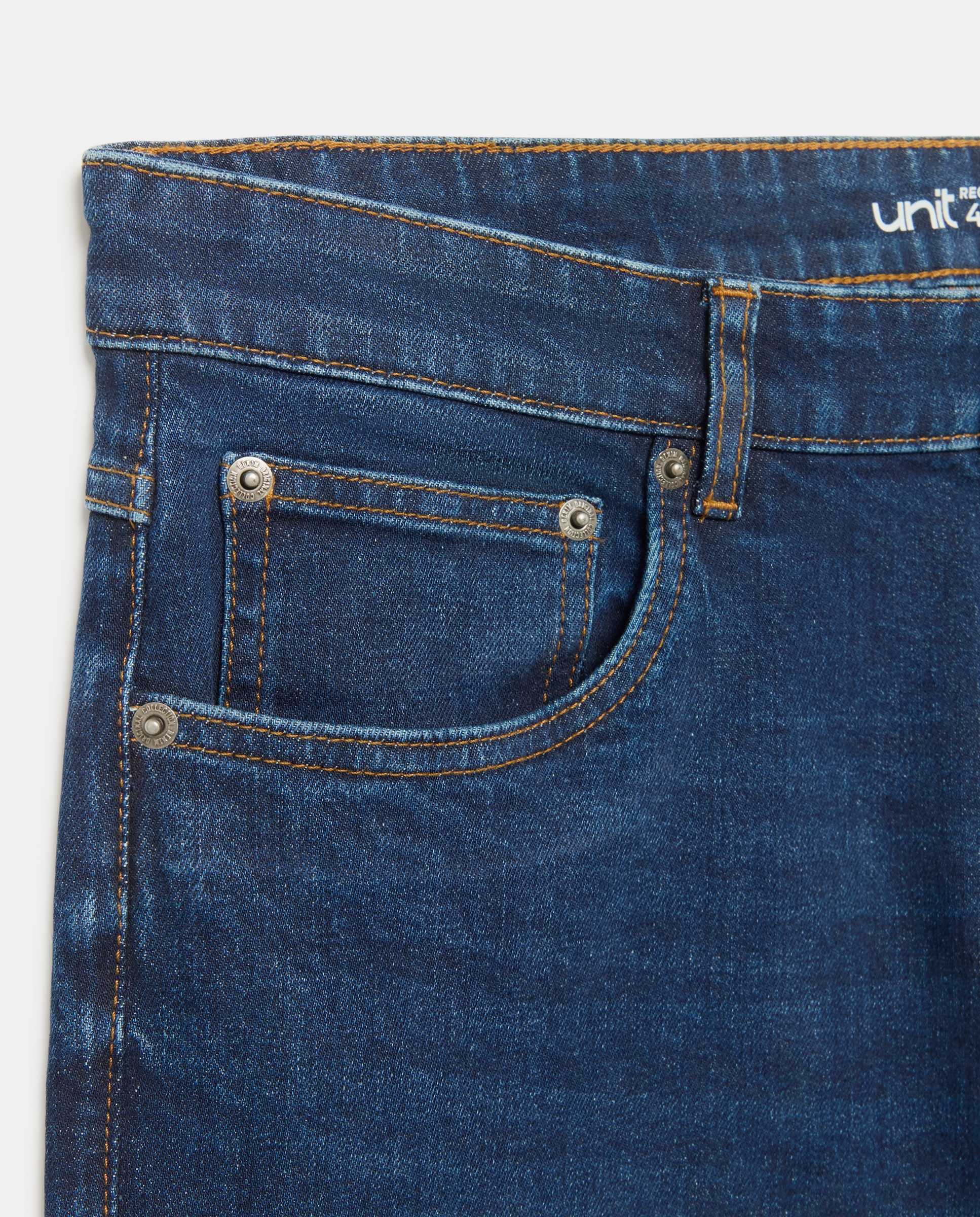 Pantalón vaquero hombre regular fit Azul oscuro-5