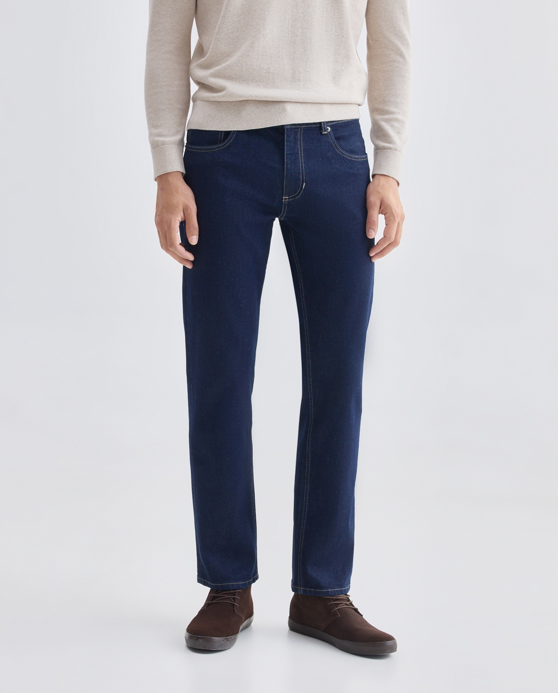 Pantalón vaquero hombre regular fit Indigo-2