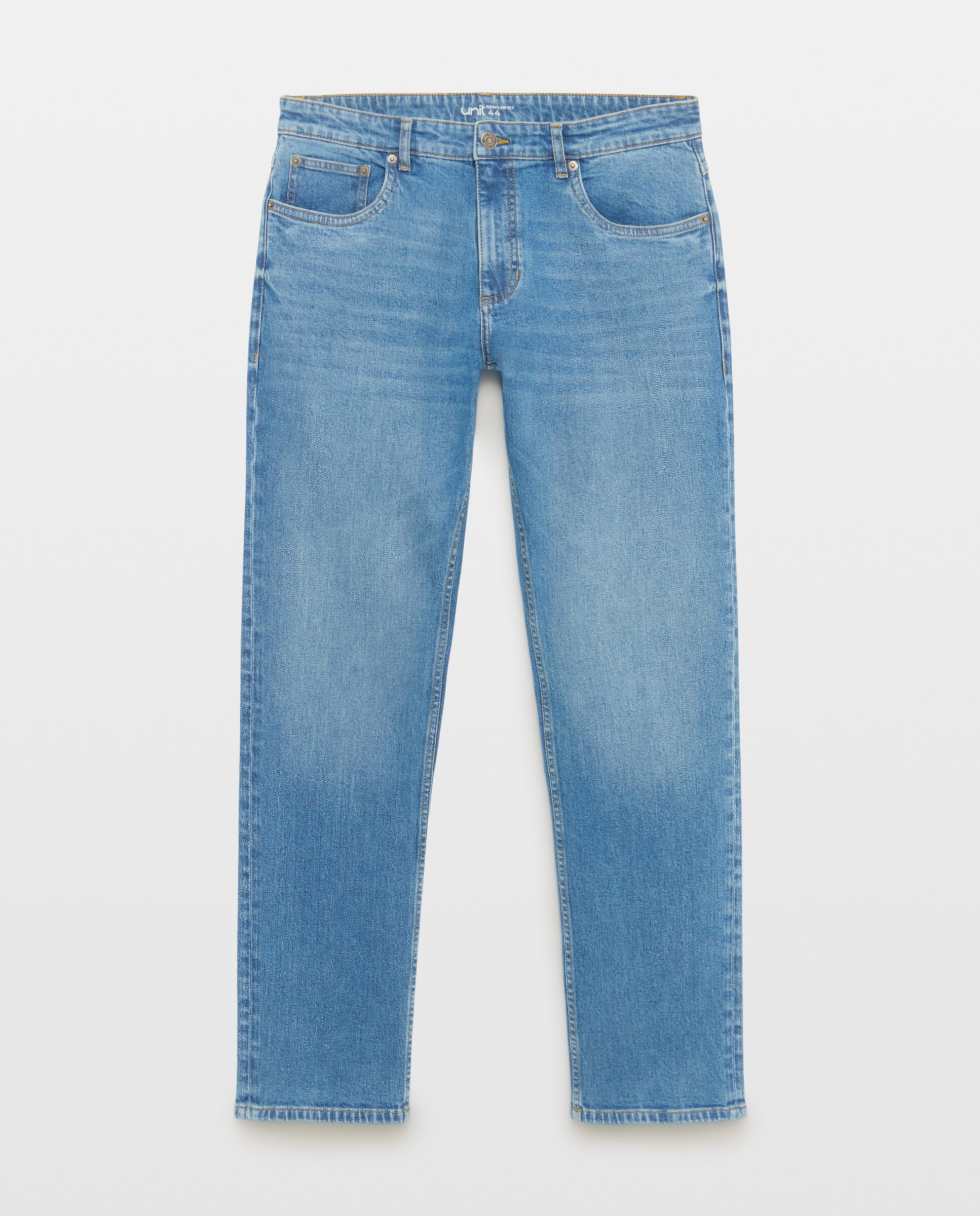 Pantalón vaquero hombre regular fit Azul pálido-4
