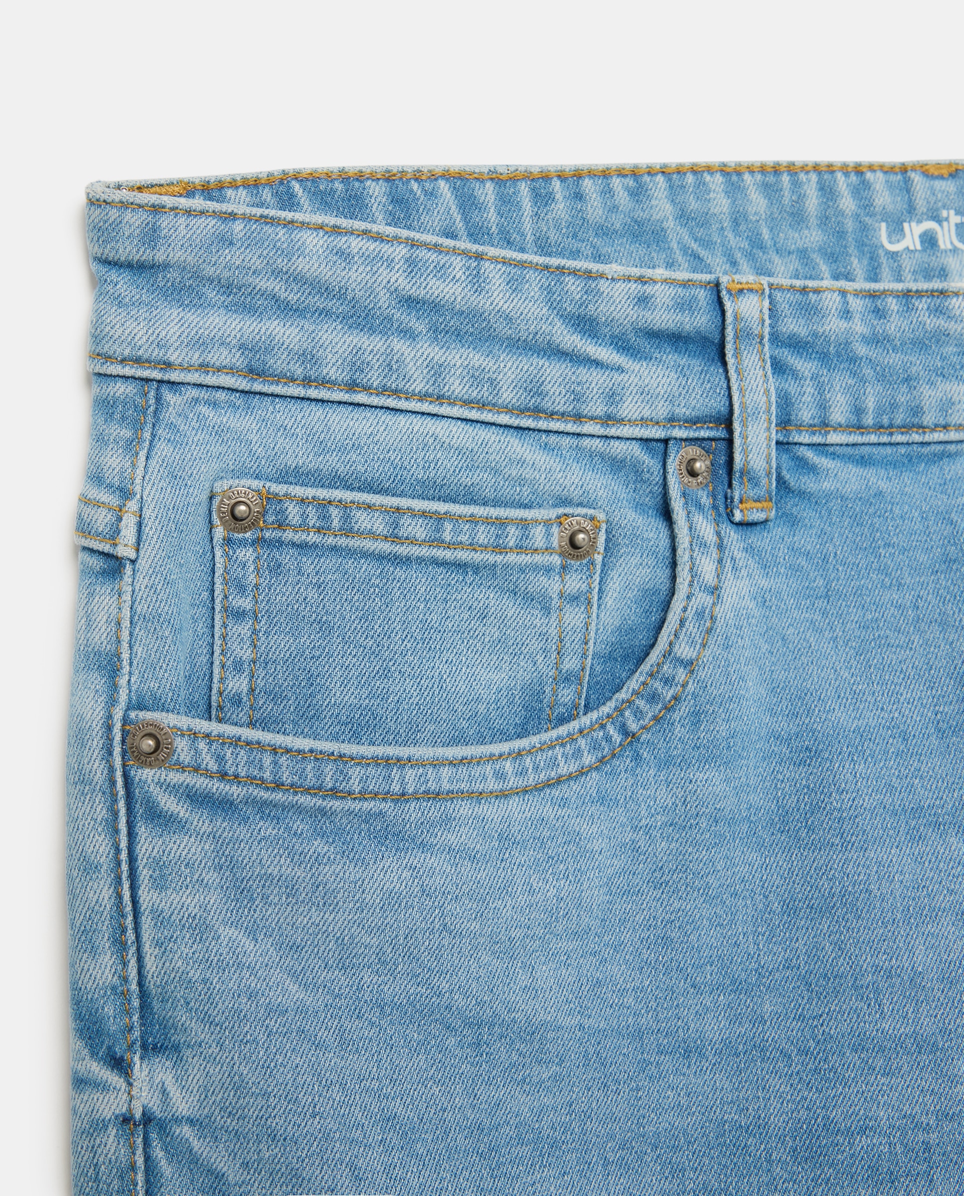 Pantalón vaquero hombre regular fit 490 Petróleo-5