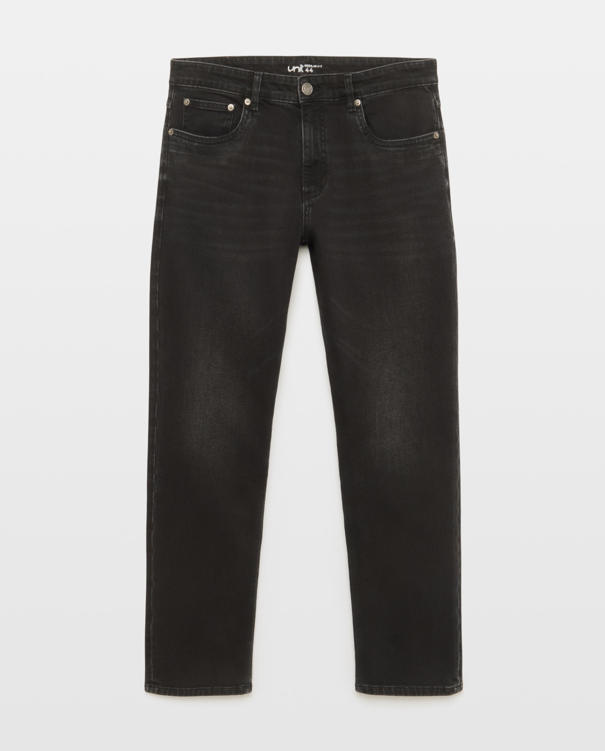 Pantalón vaquero hombre regular fit Negro-4