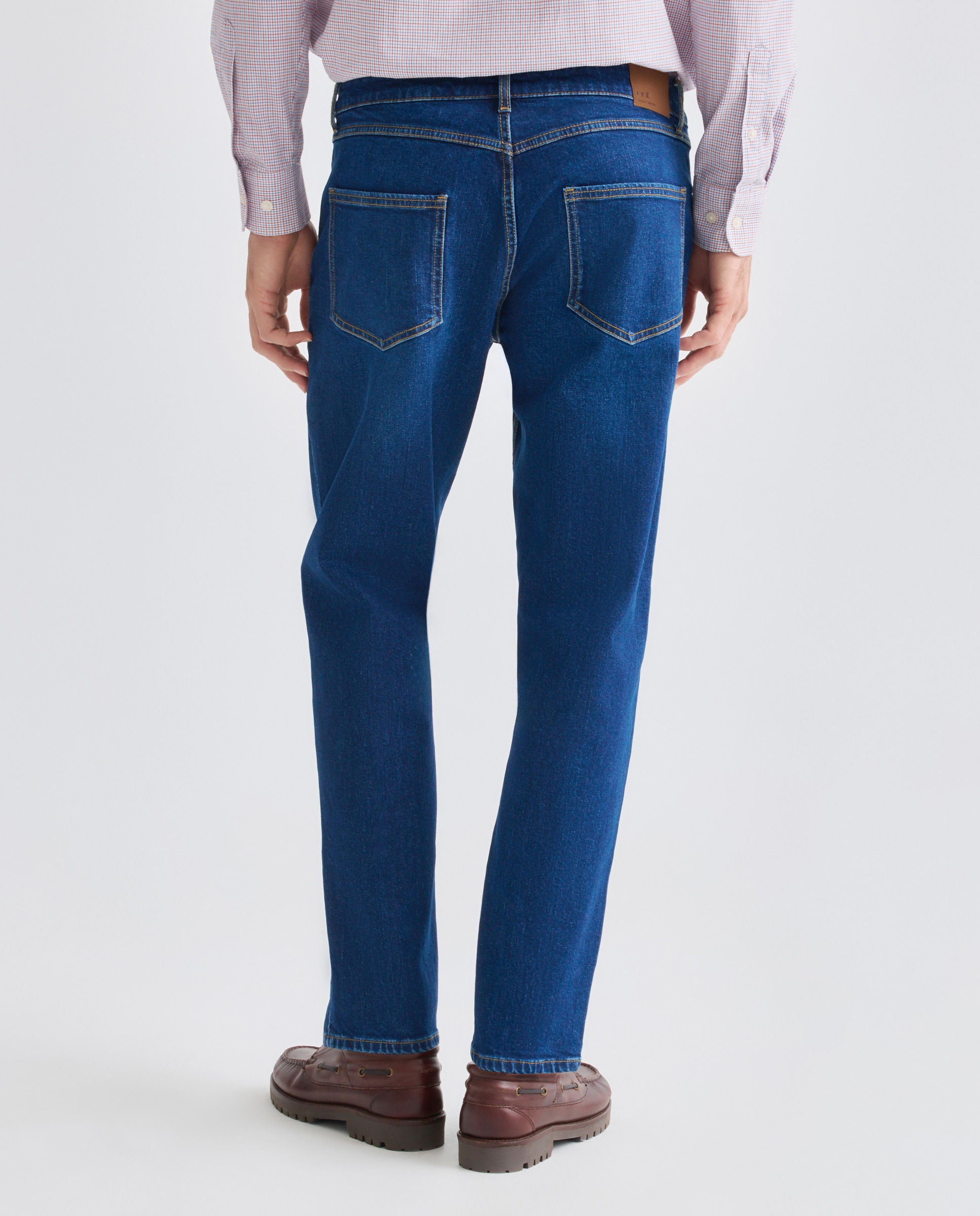Pantalón vaquero hombre tapered fit Azul pálido-3