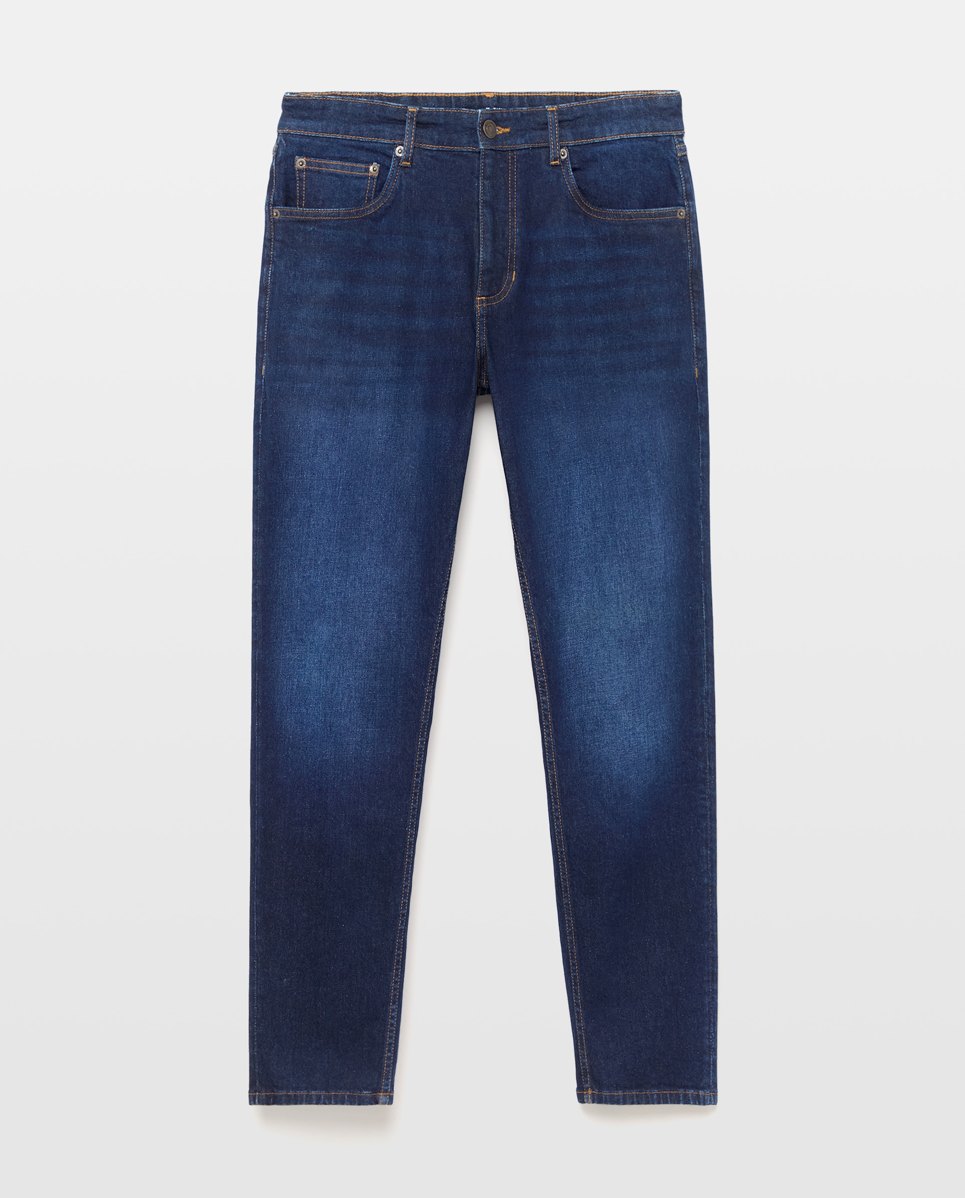 Pantalón vaquero hombre tapered fit Indigo-4