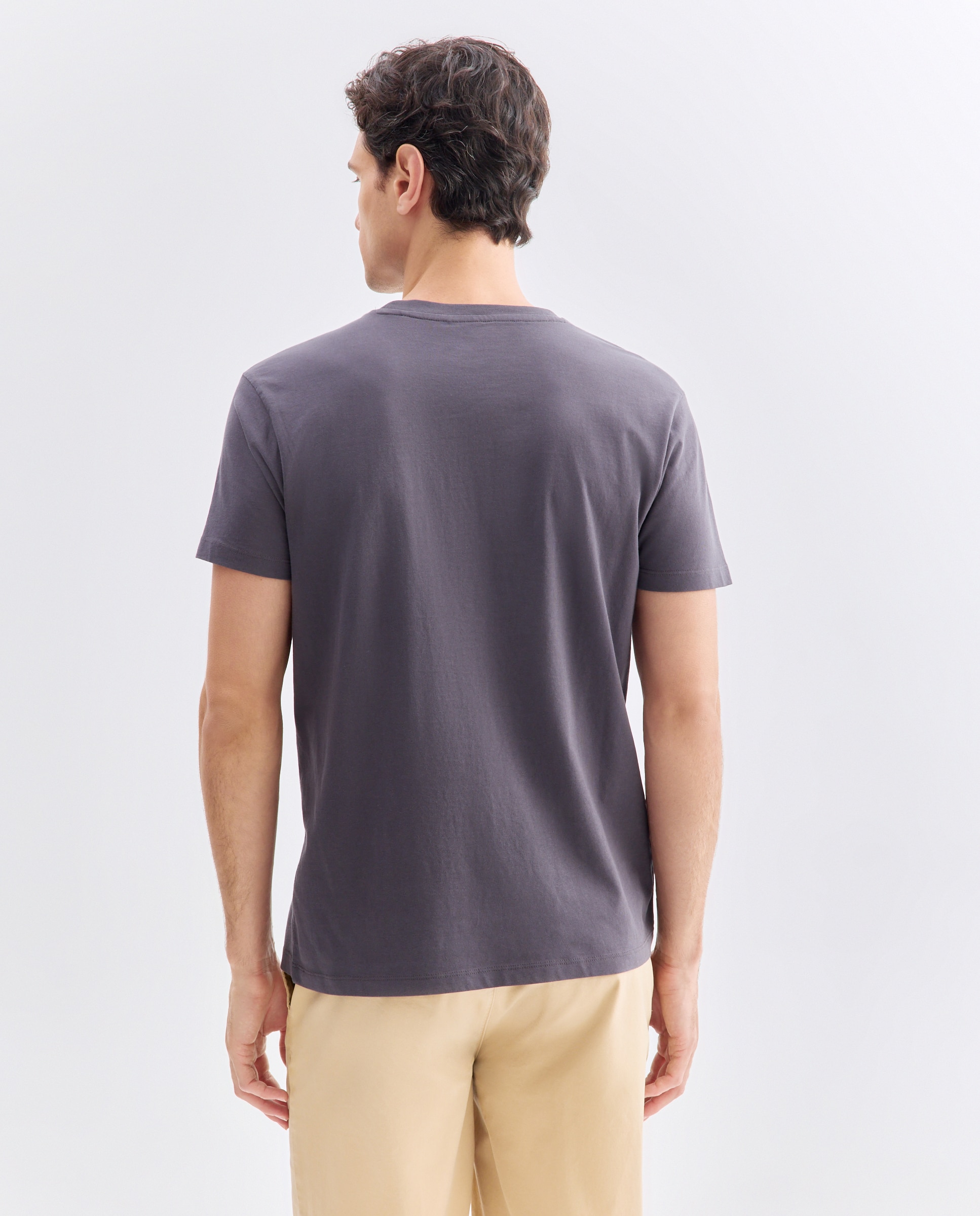 Camiseta de hombre manga corta EASE DOWN 830 Antracita-3