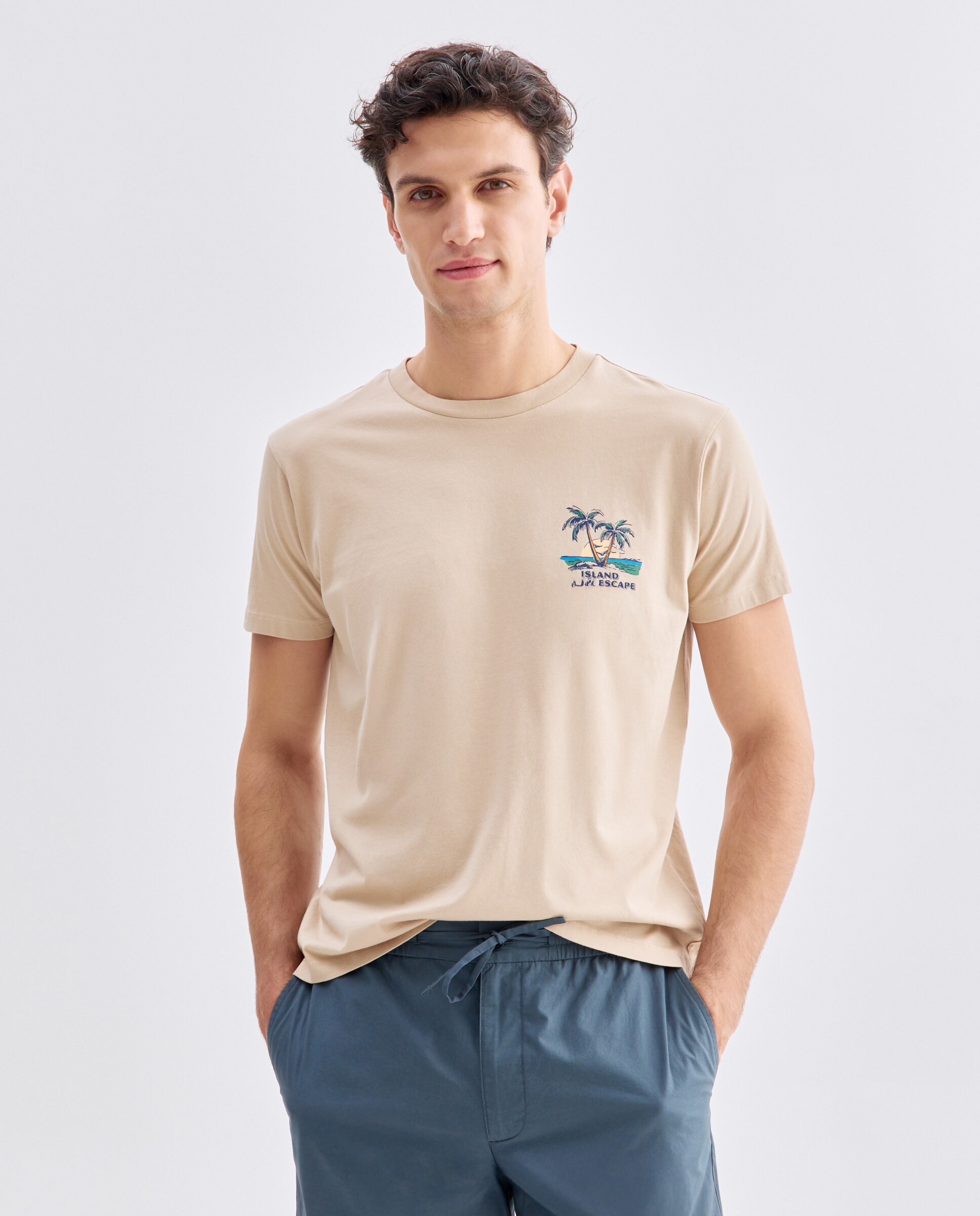 Imagen 0 de Camiseta de hombre manga corta  ISLAND ESCAPE