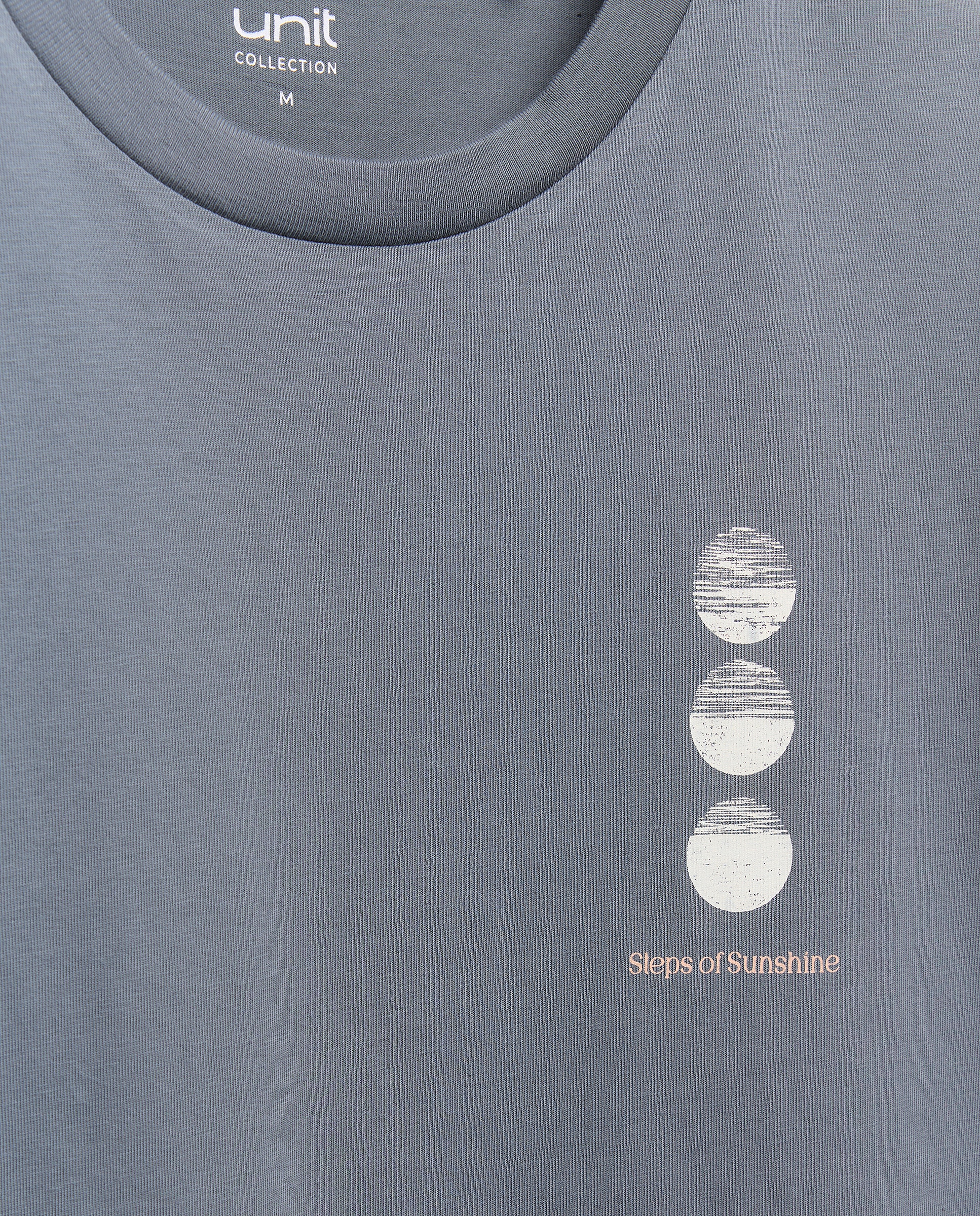 Camiseta de hombre manga corta Steps of Sunshine 400 Azul-5