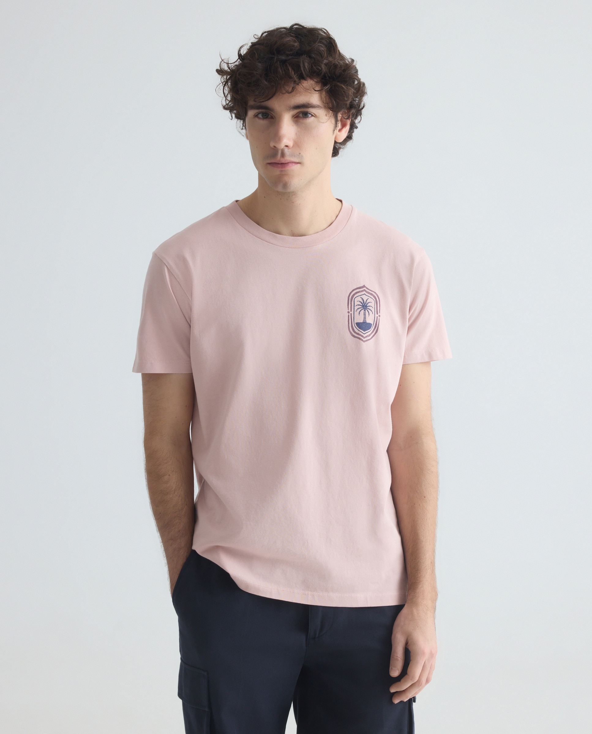 Imagen 0 de Camiseta de hombre manga corta Palmera