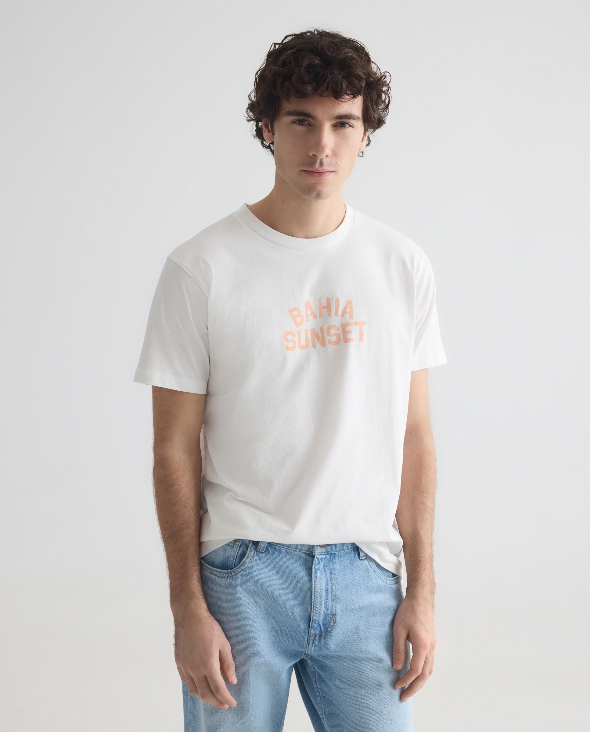 Imagen 0 de Camiseta de hombre manga corta Bahia sunset