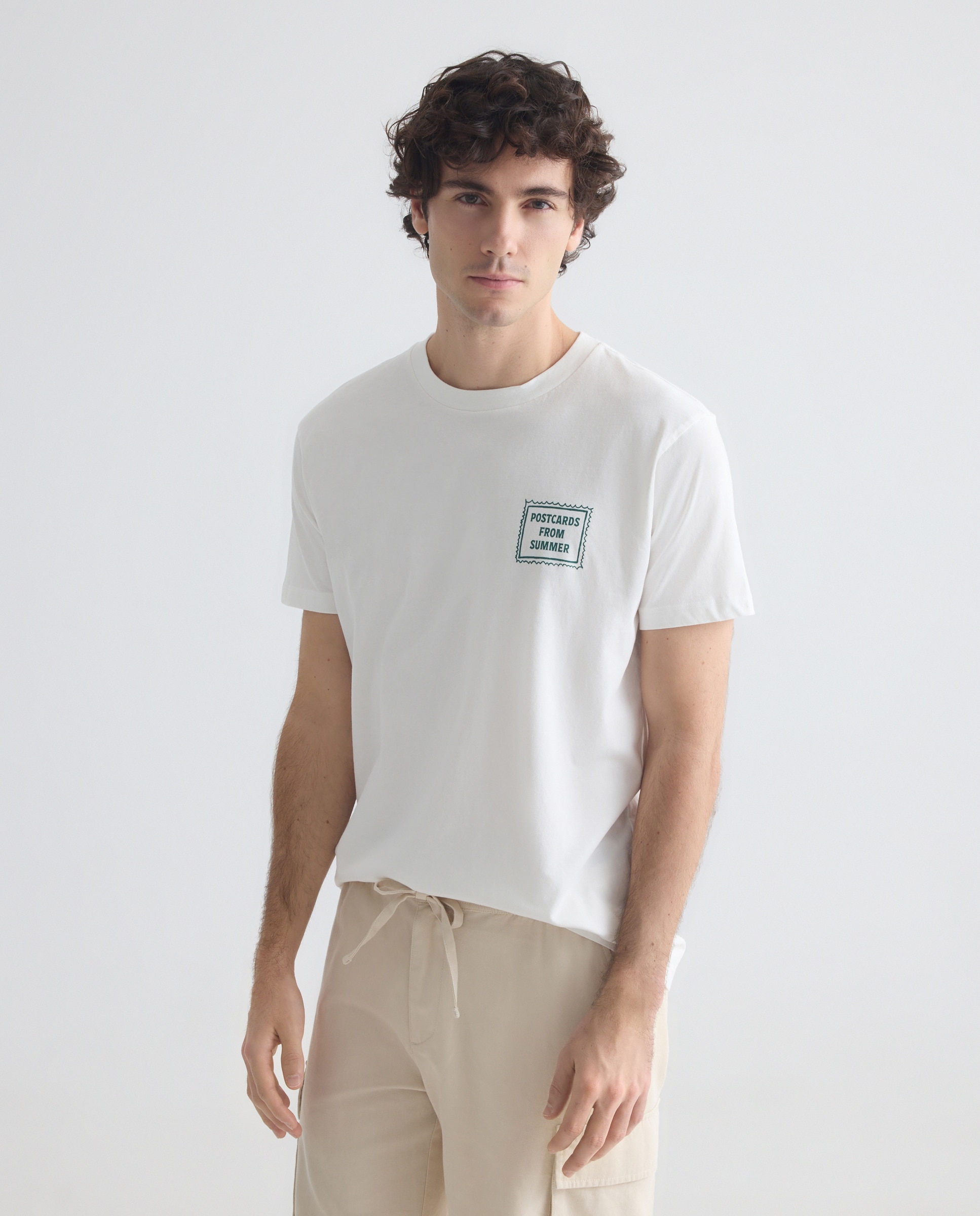 Imagen 0 de Camiseta de hombre manga corta Postcards from summer