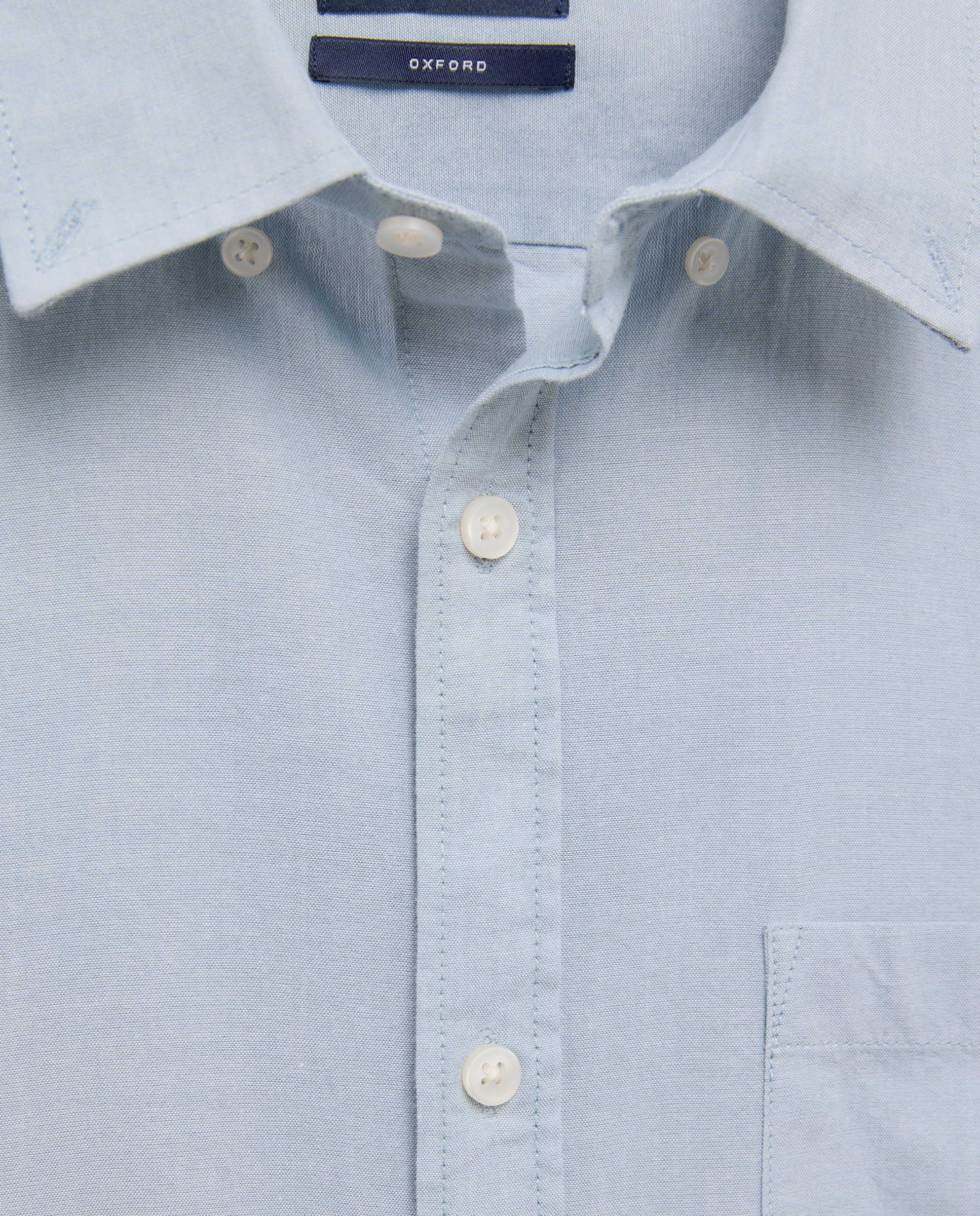 Camisa sport manga corta hombre chambray 500 VERDE-5