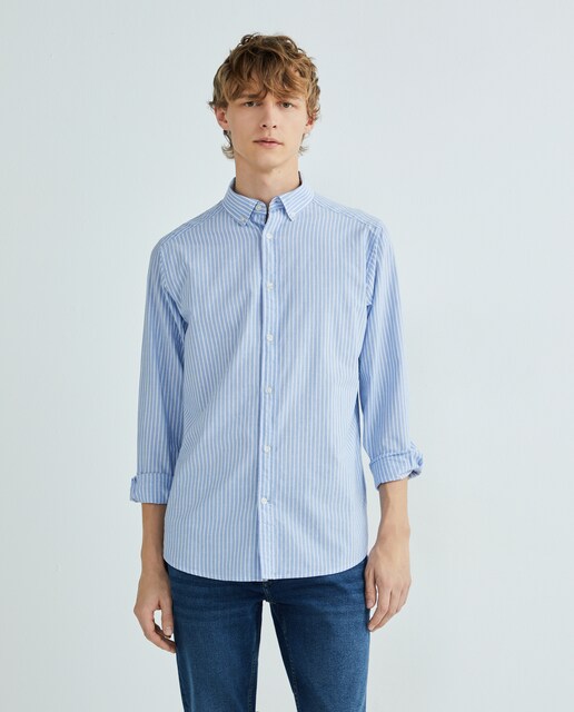 Imagen 0 de Camisa de hombre chambray rayas