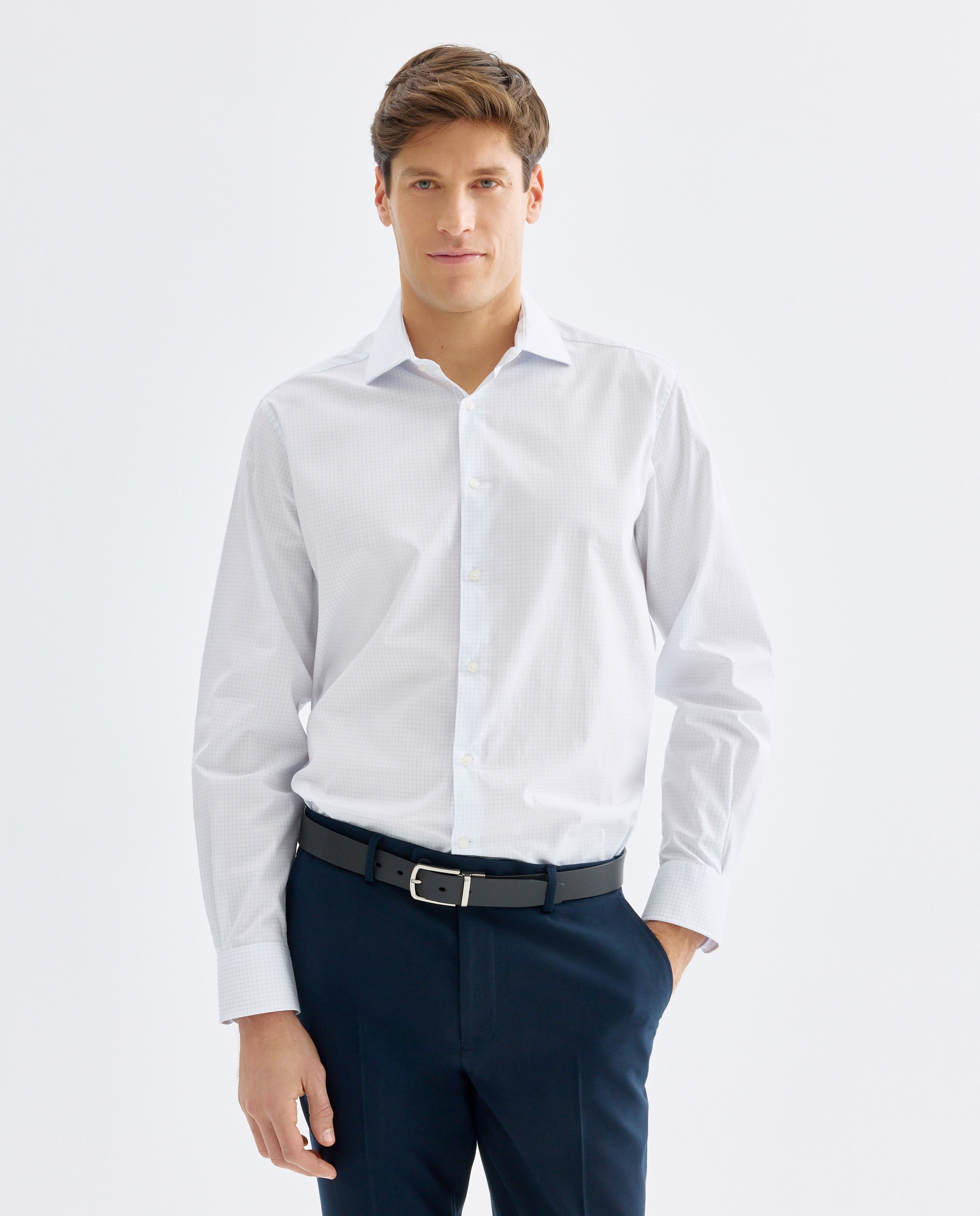 Imagen 0 de Camisa vestir hombre cuadros regular fit