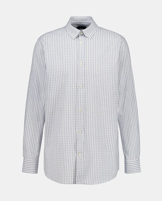 Imagen 0 de Camisa de hombre popelín cuadro bicolor