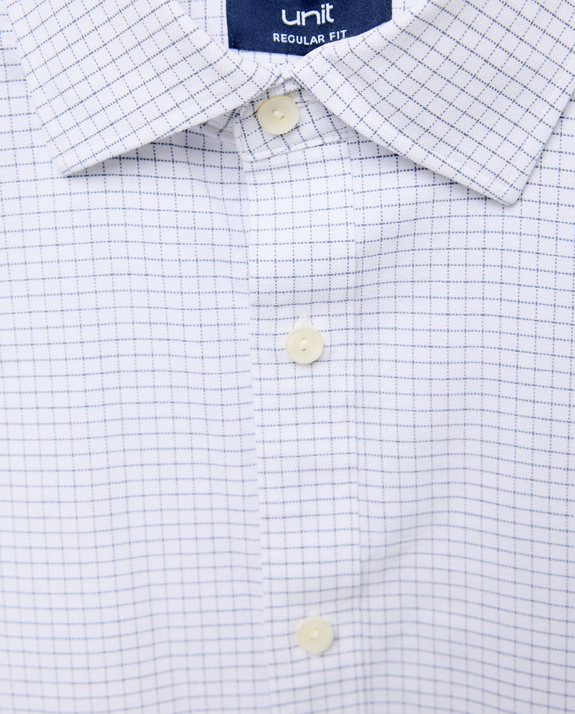 Camisa sport hombre oxford cuadros Azul marino-6