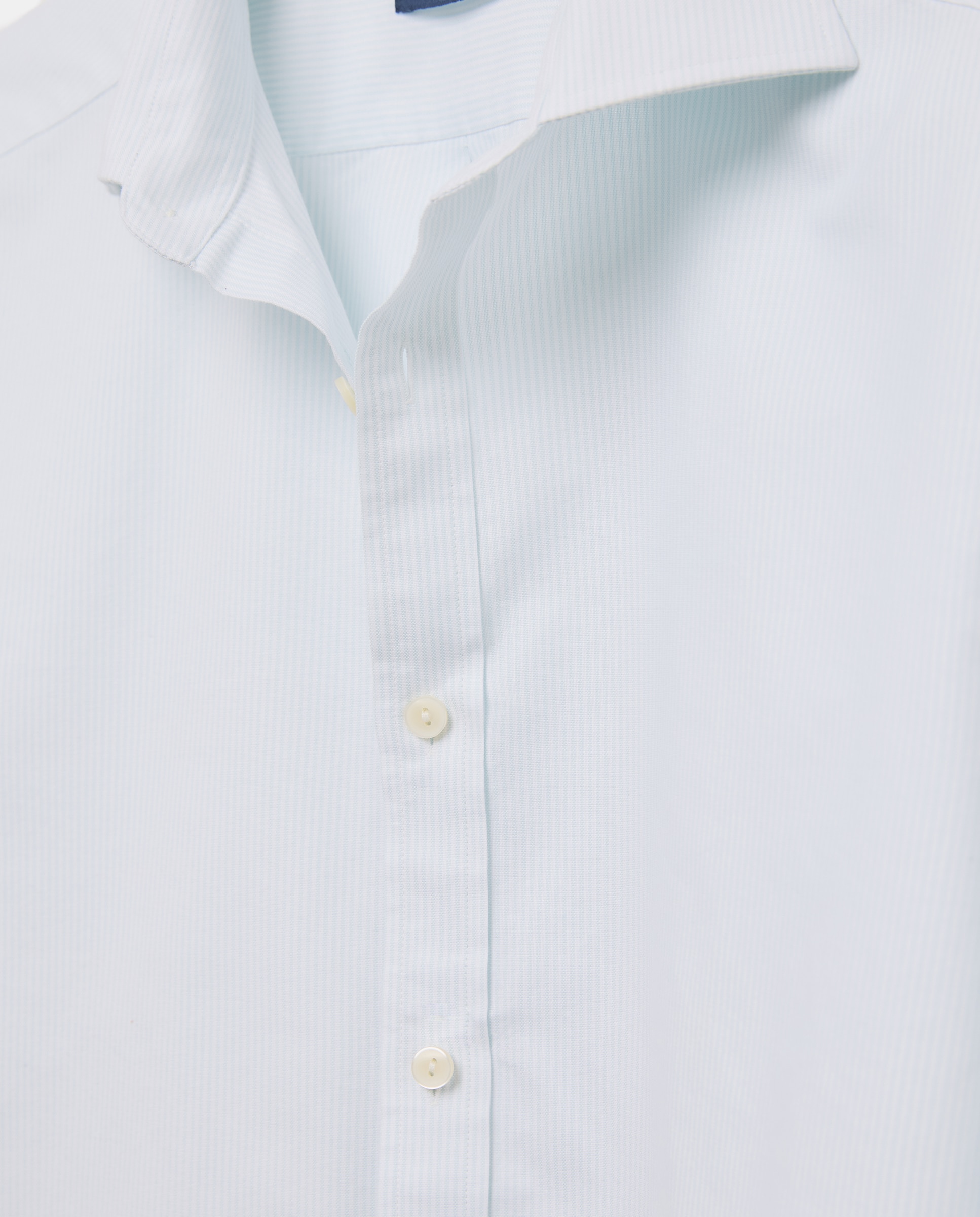 Camisa sport hombre oxford rayas 582 Verde agua-5