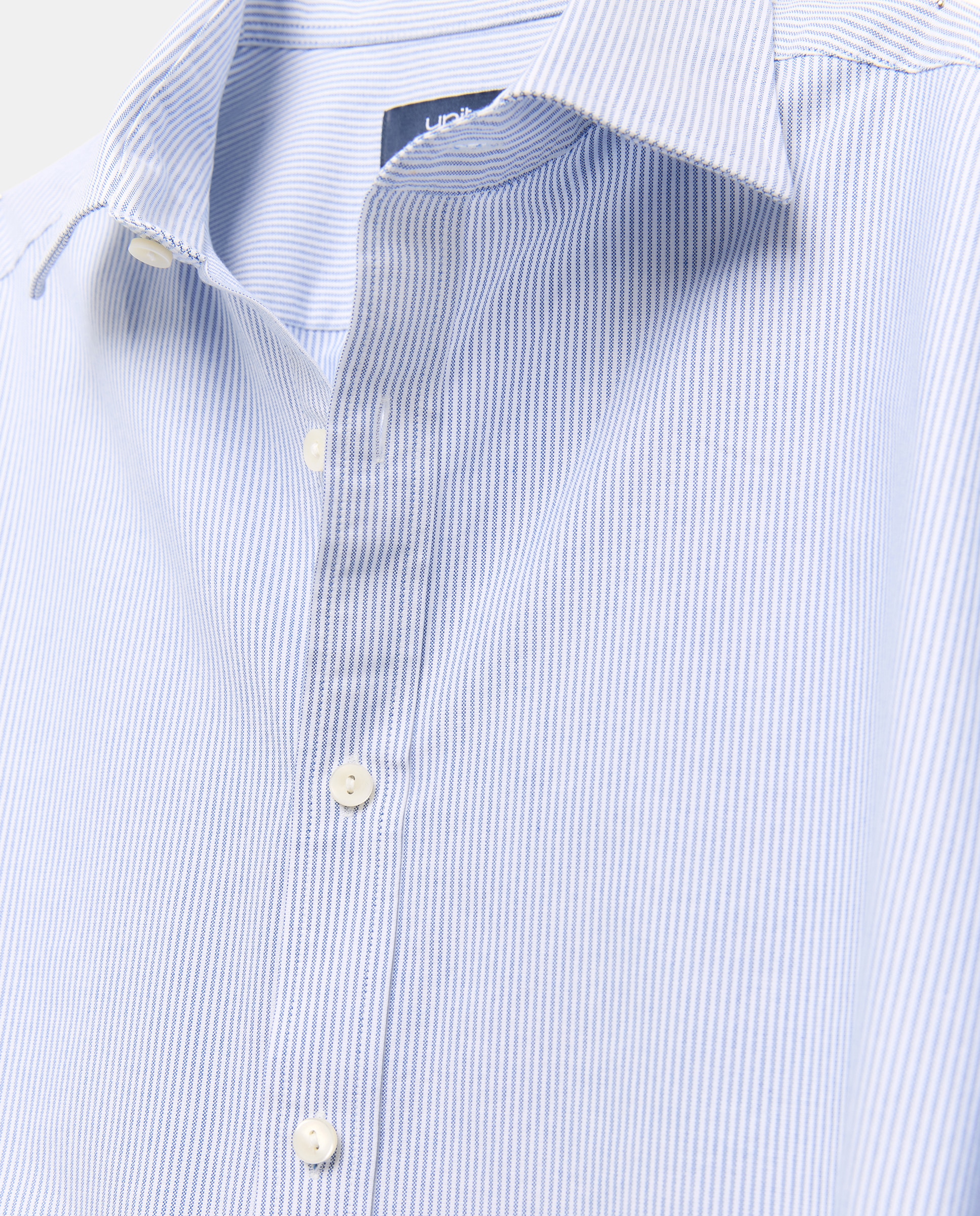 Camisa sport hombre oxford rayas Azul marino-6