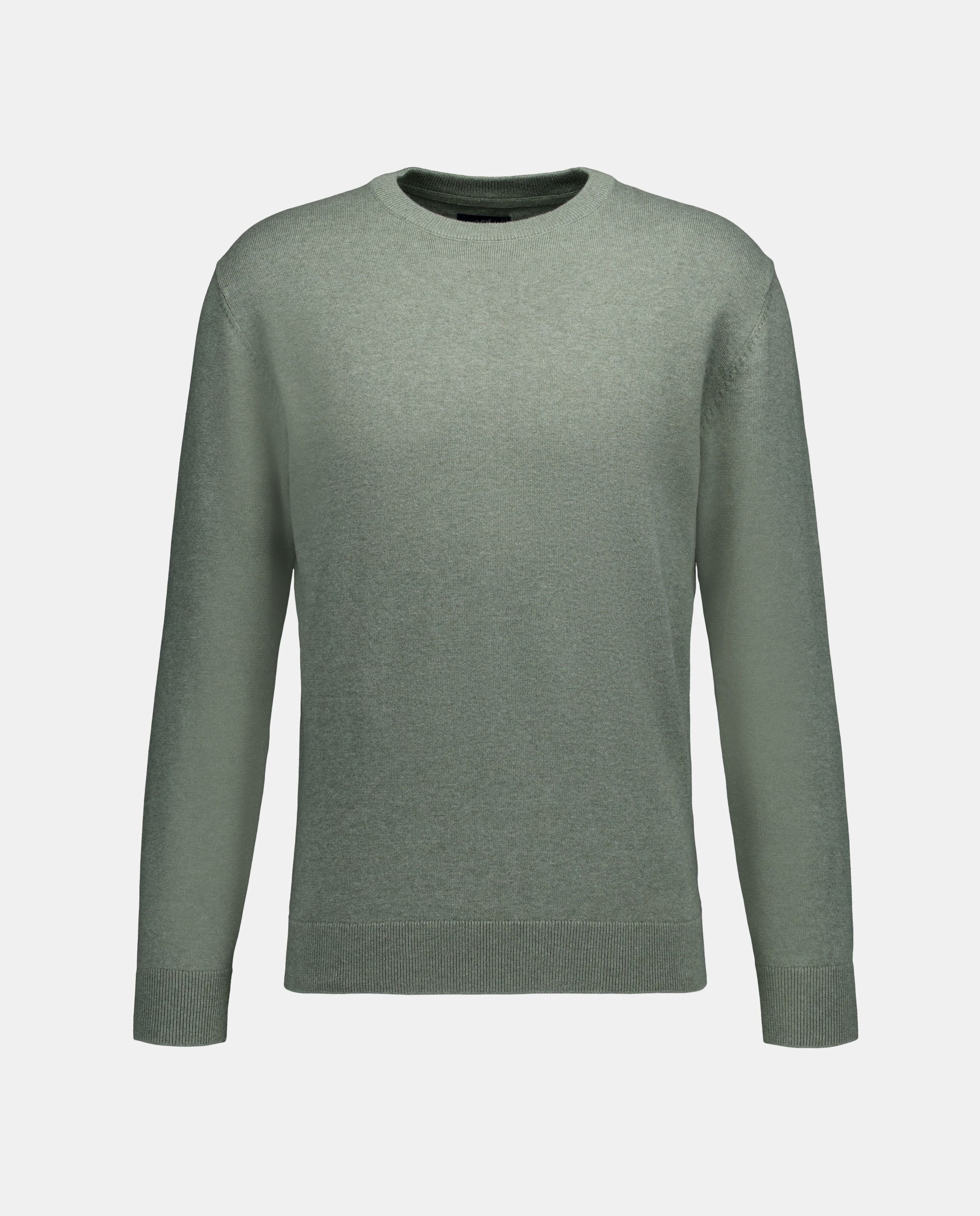 Jersey de hombre cuello caja liso algodón 100% Verde-4