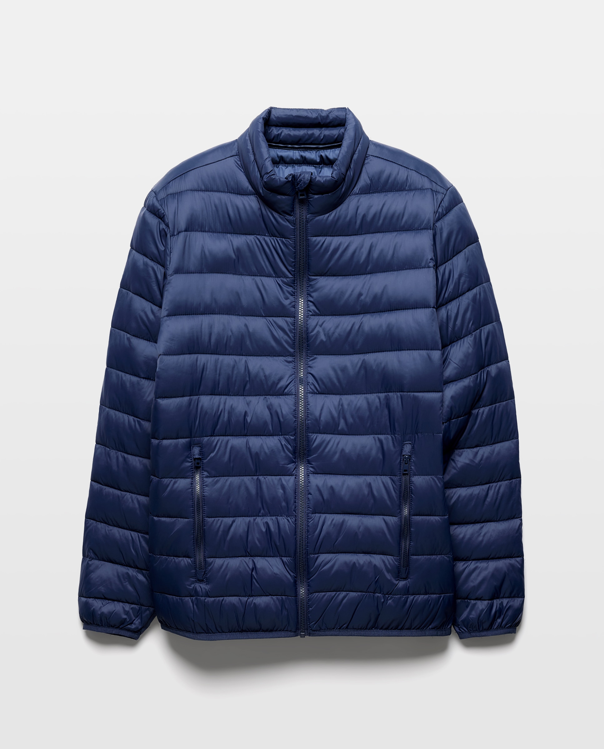 Chaqueta hombre ultraligera con relleno reciclado Azul marino-4
