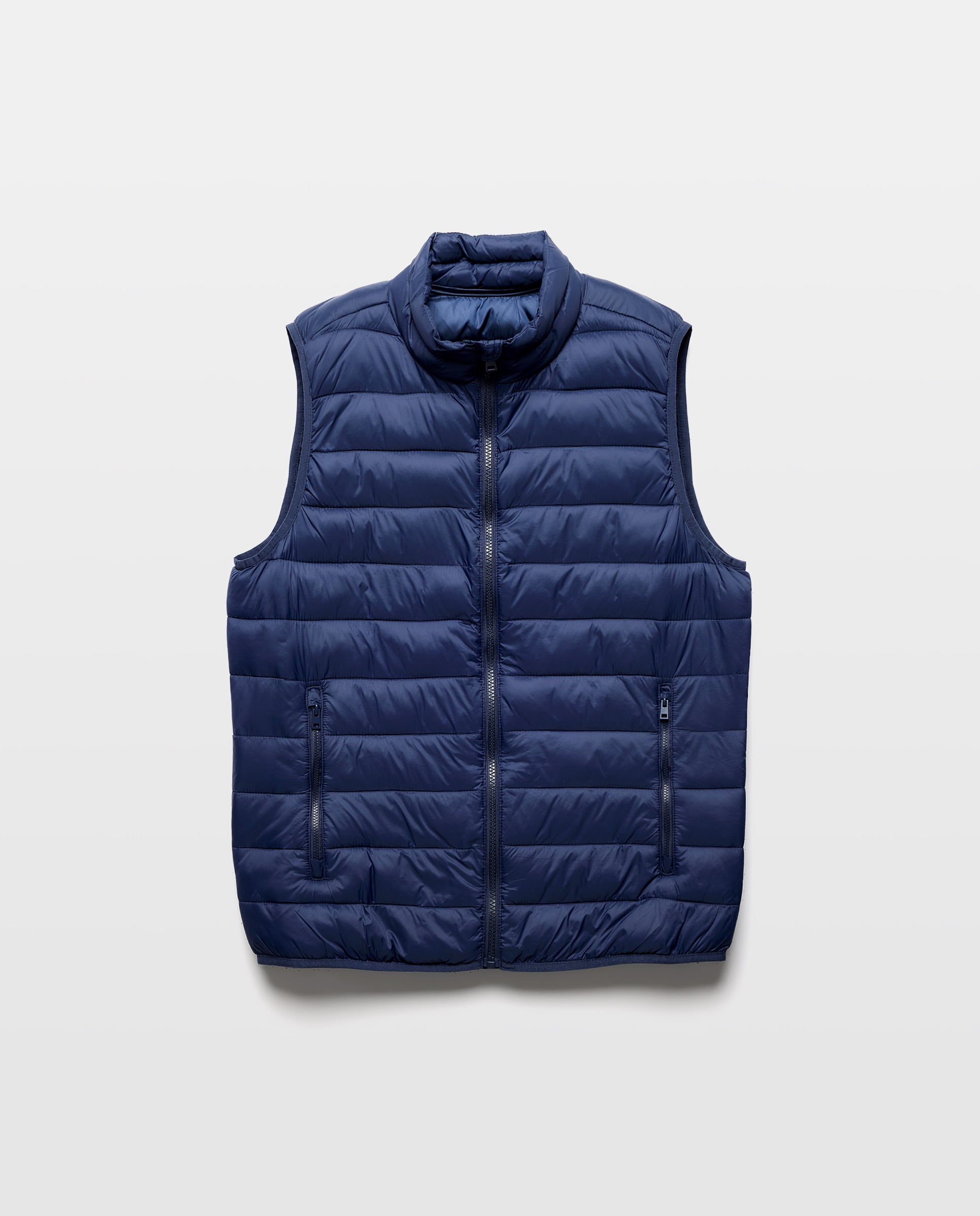 Chaleco hombre ultraligero con relleno reciclado Azul marino-4