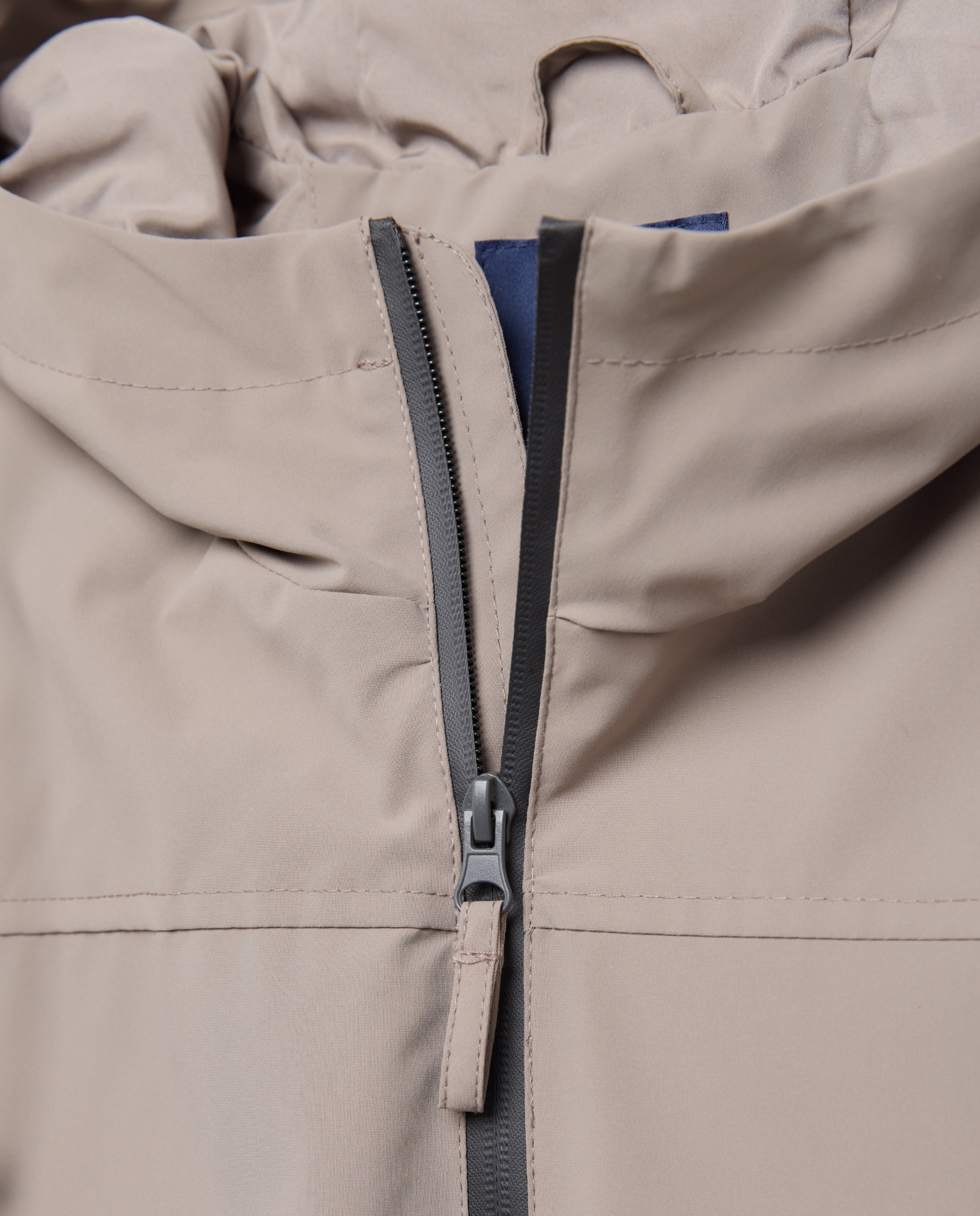 Chaqueta técnica hombre Marrón-5