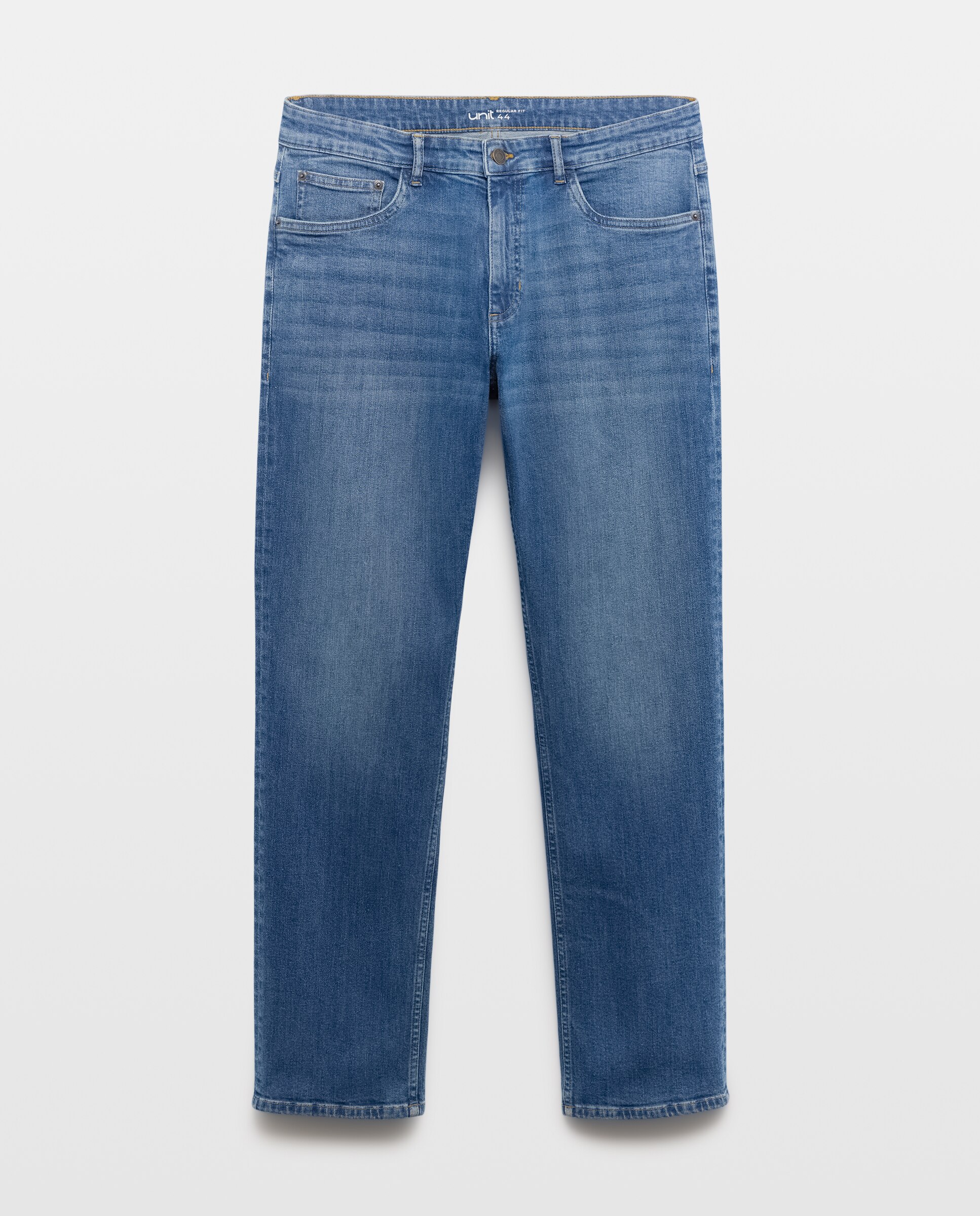 Pantalón vaquero hombre regular fit Azul pálido-4